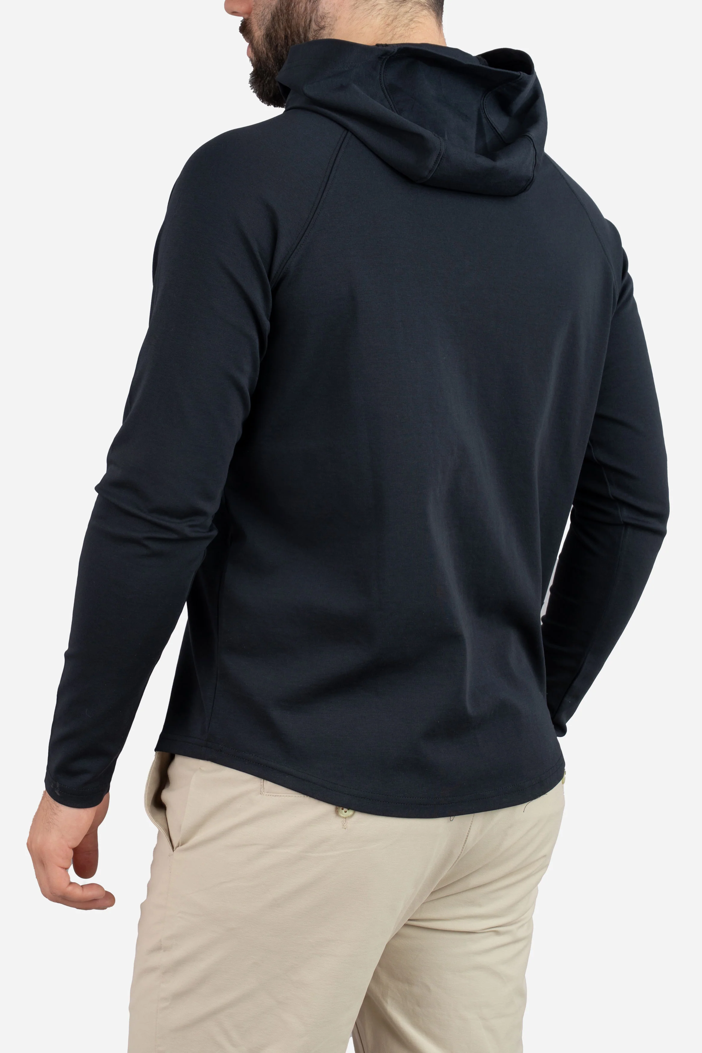 Aero Knit Hooded T Black - Image 11