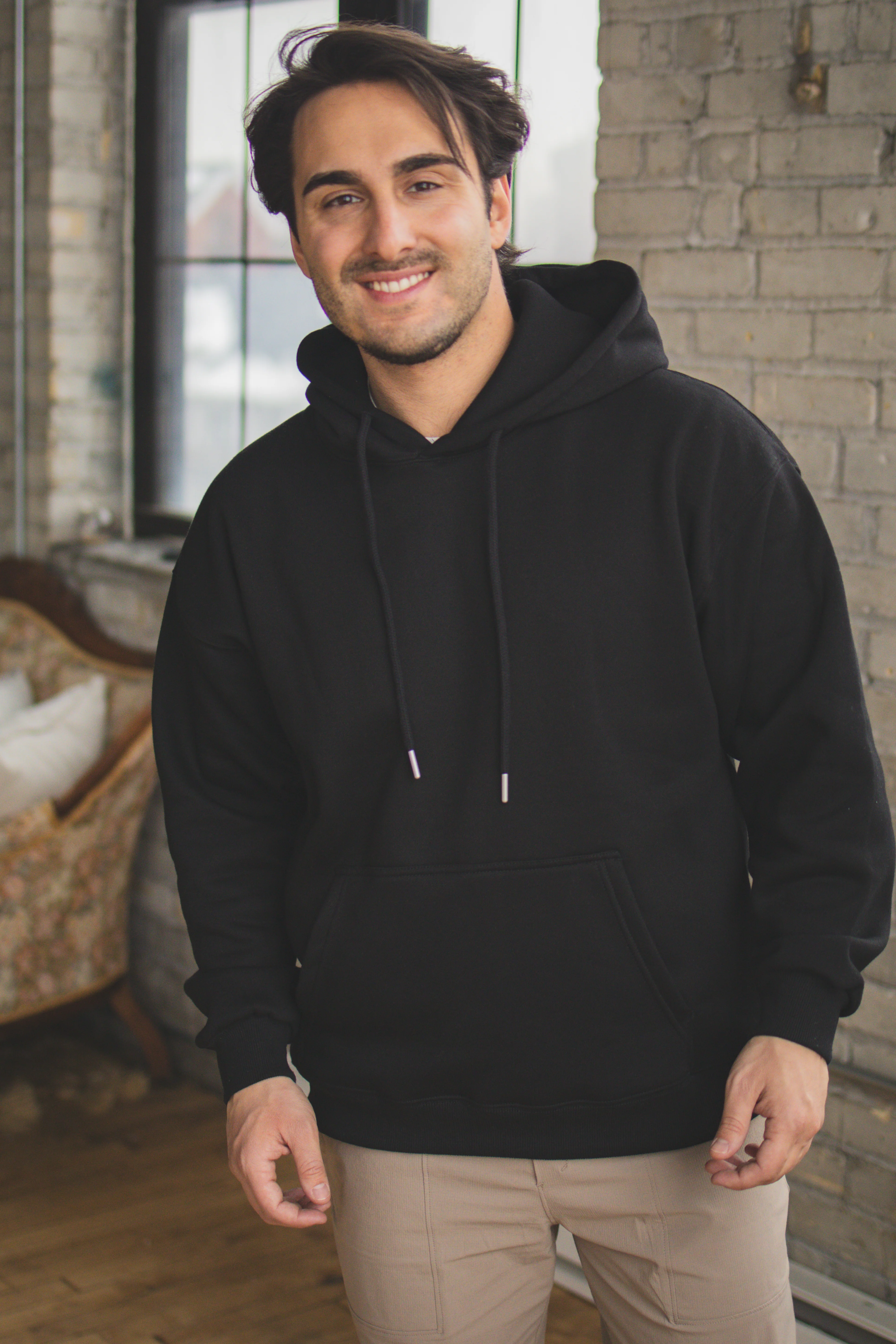 Core Hoodie Black - Image 10
