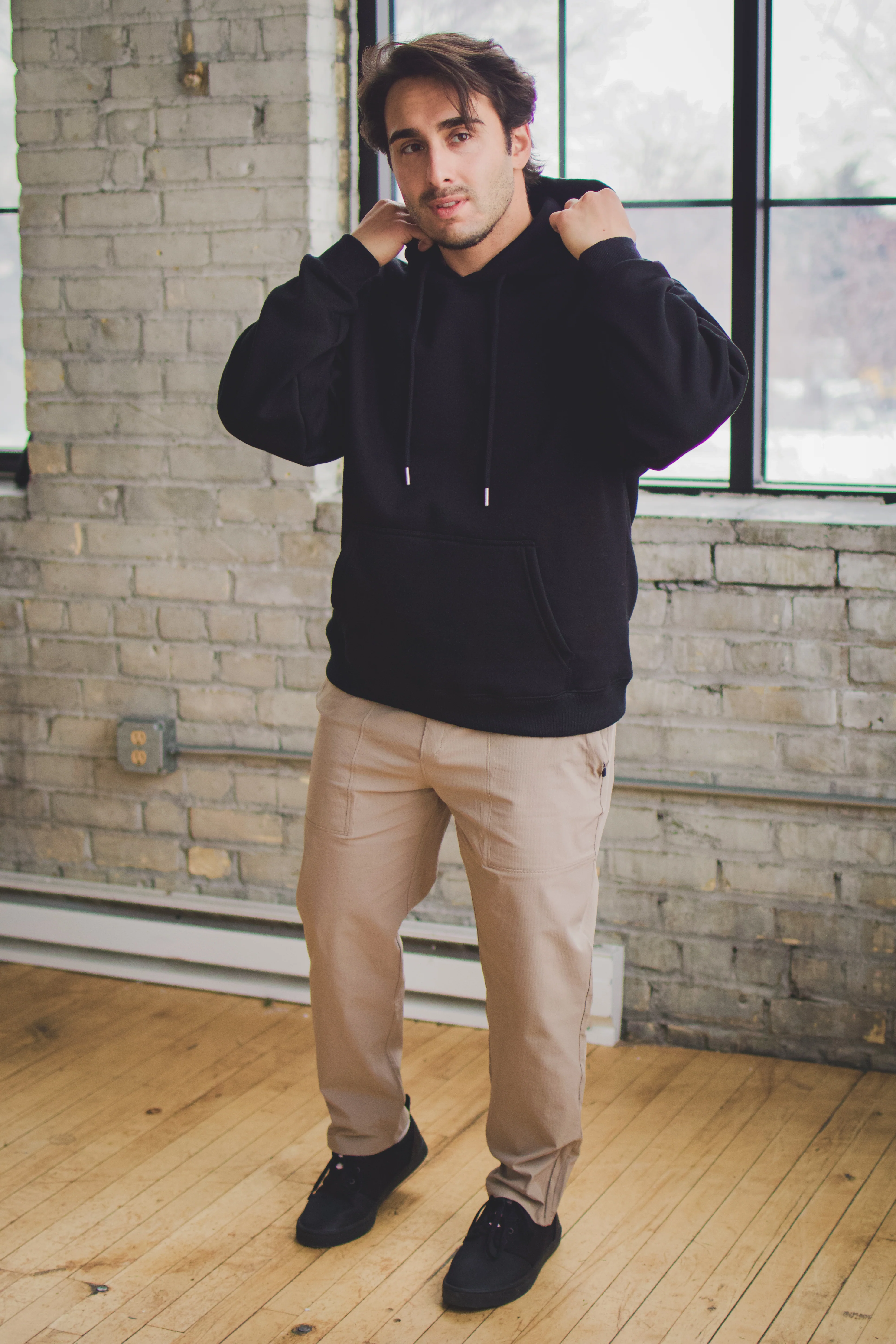 Core Hoodie Black - Image 11