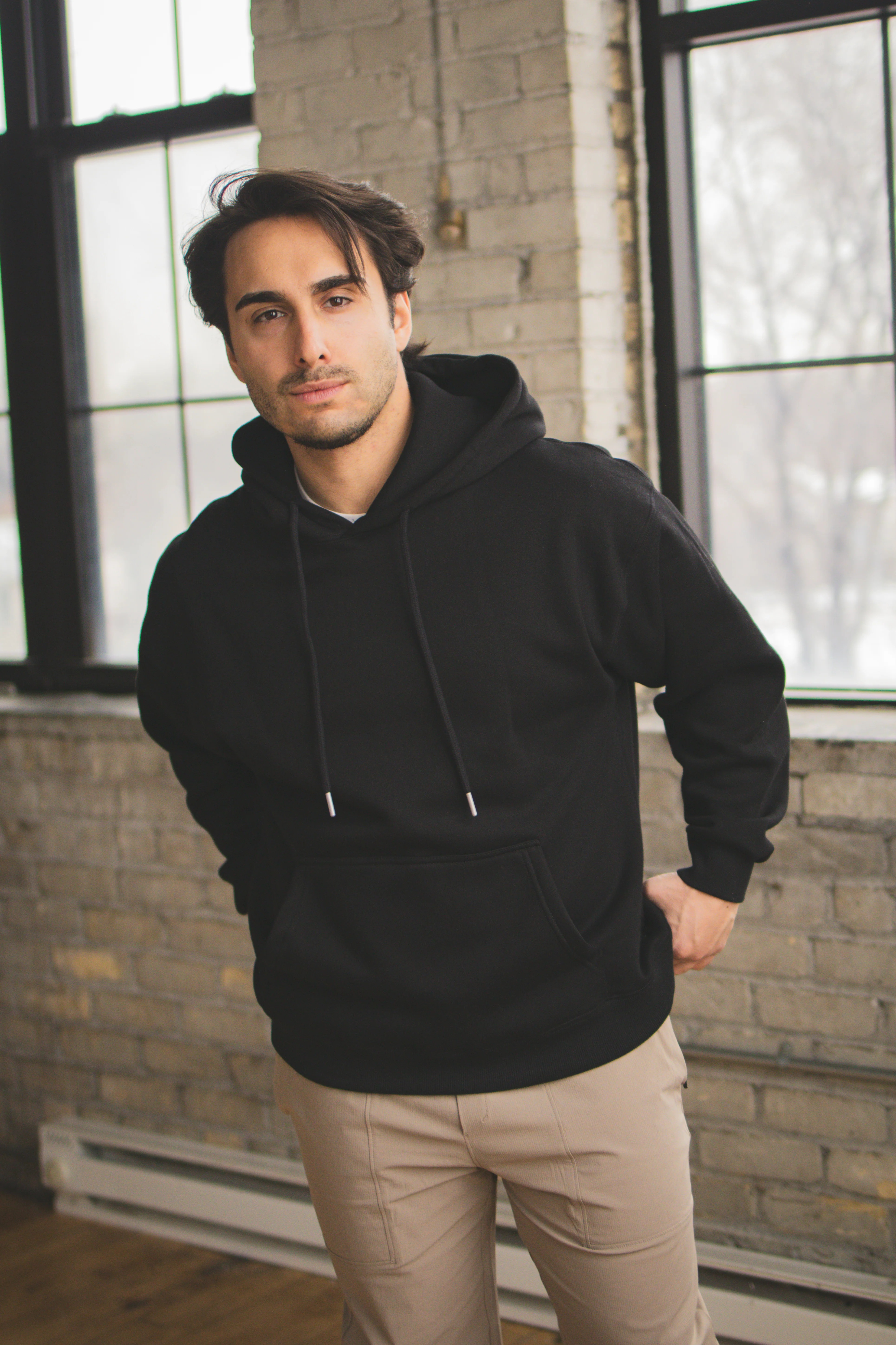 Core Hoodie Black - Image 8