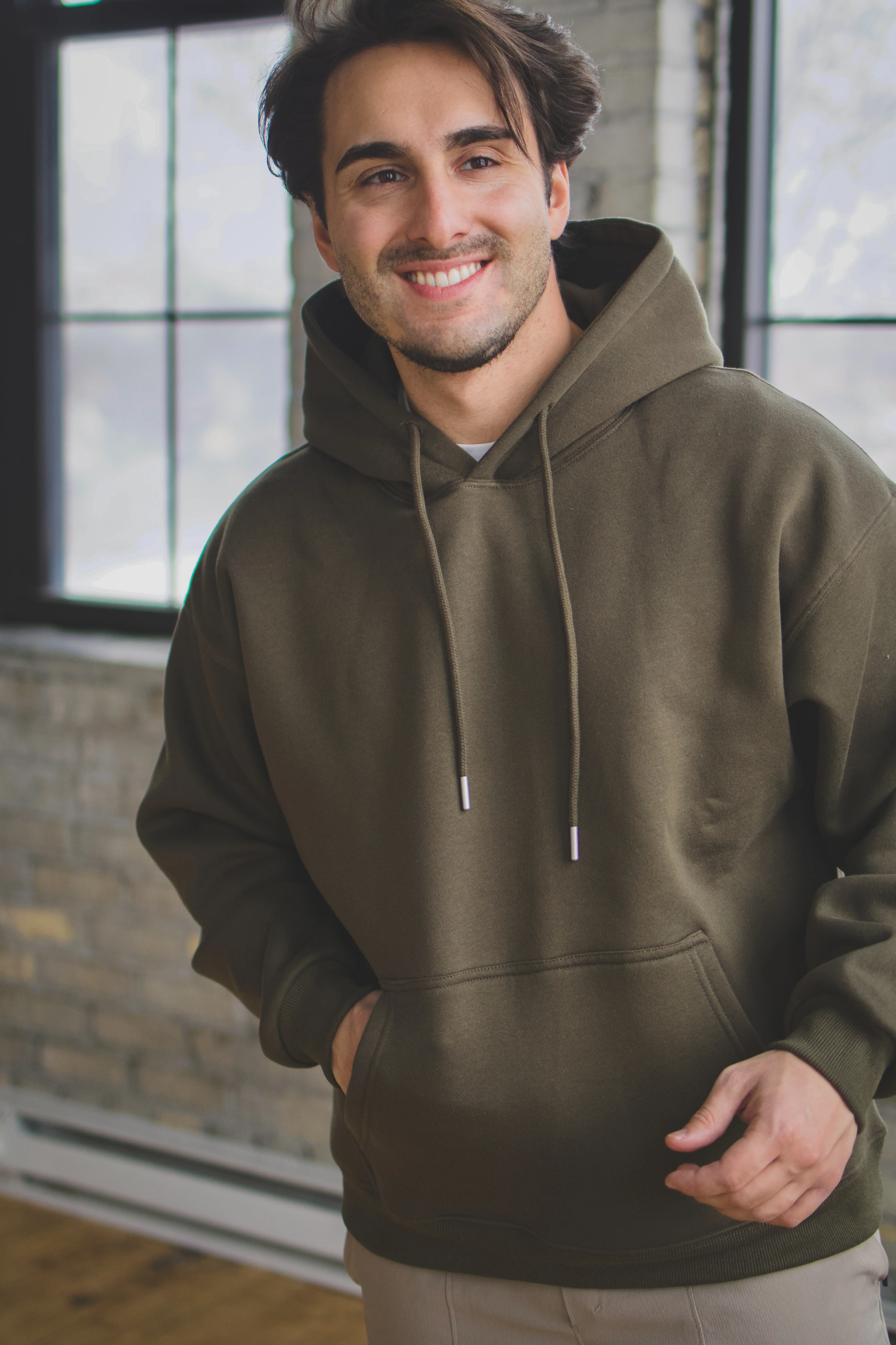 Core Hoodie Moss - Image 3