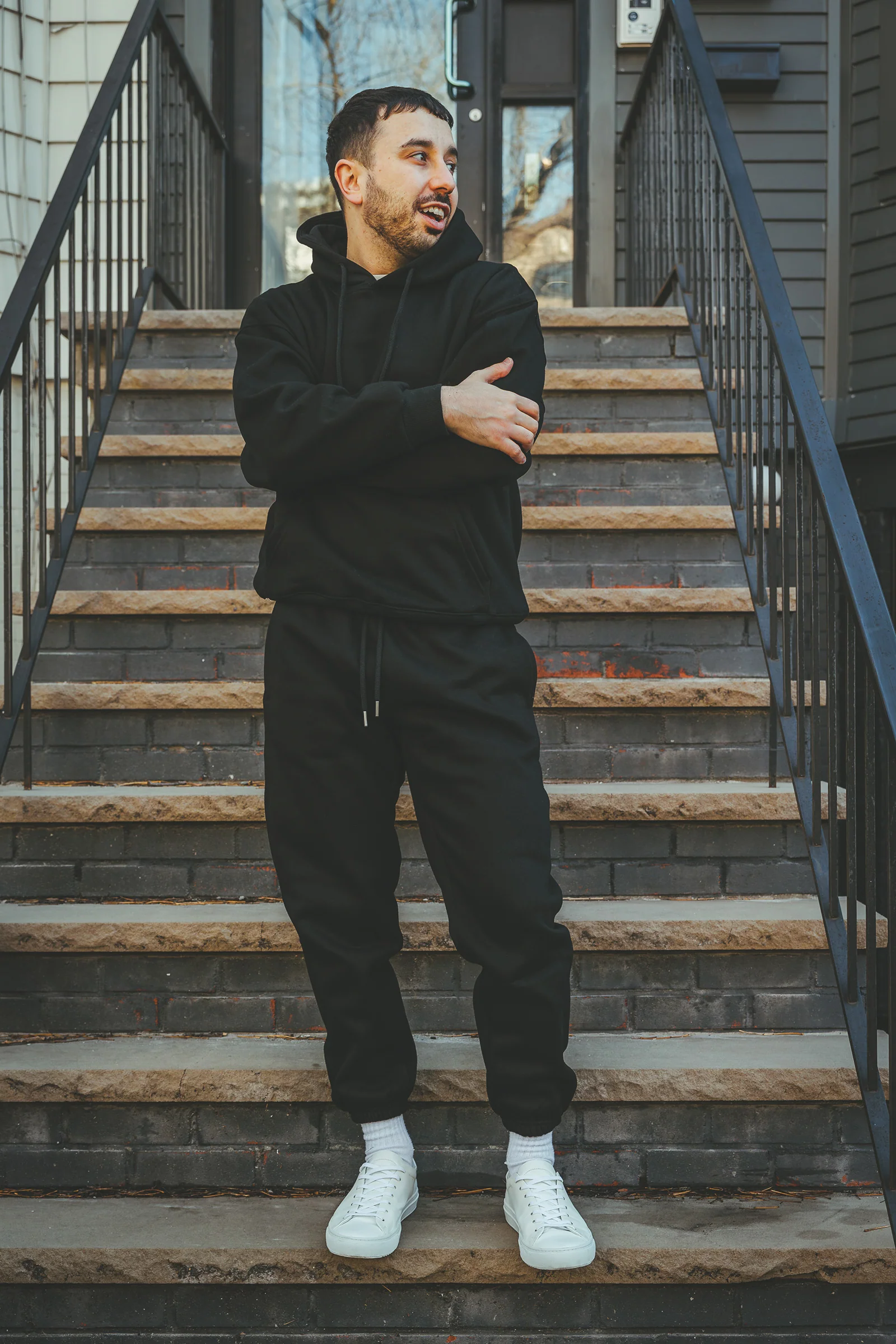 Core Sweatpants Black - Image 3