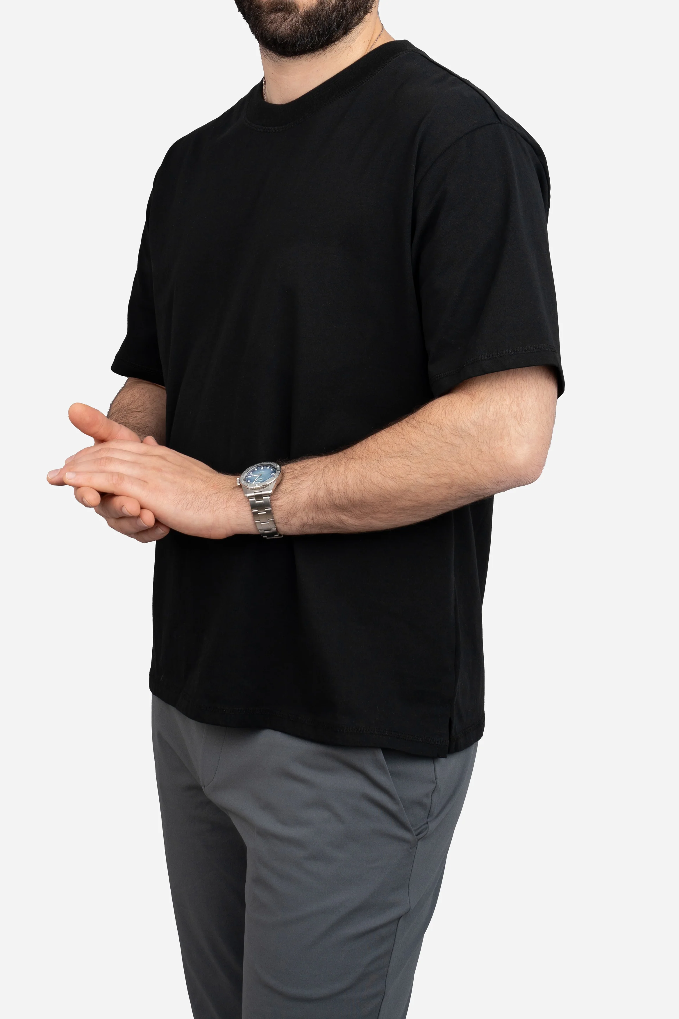 Core T-Shirt Loose Fit Black - Image 4