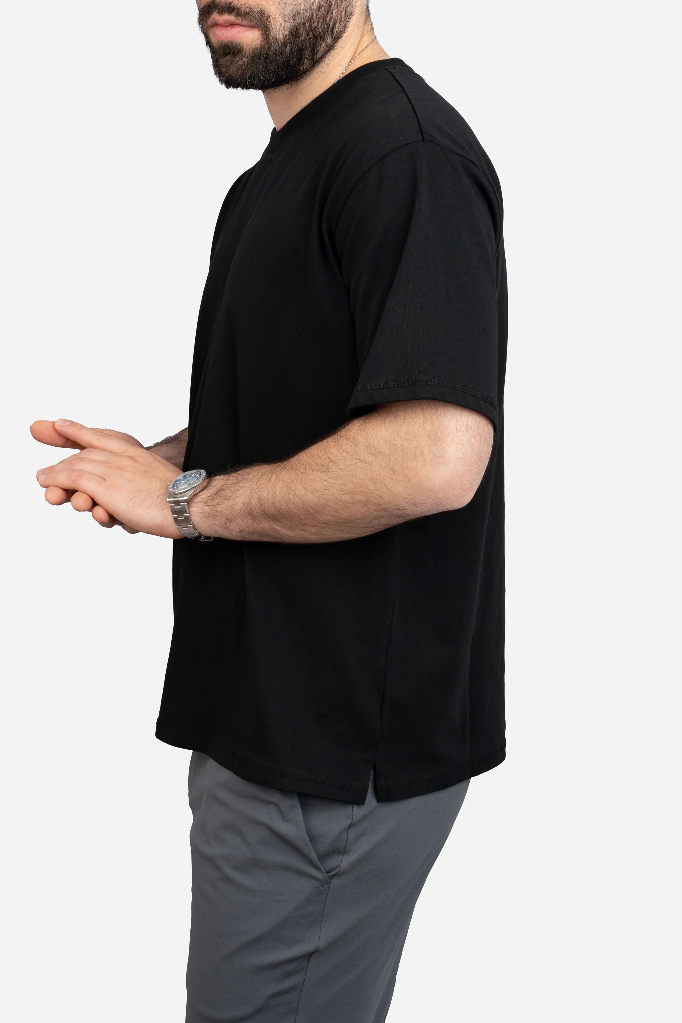 Core T-Shirt Loose Fit Black - Image 5