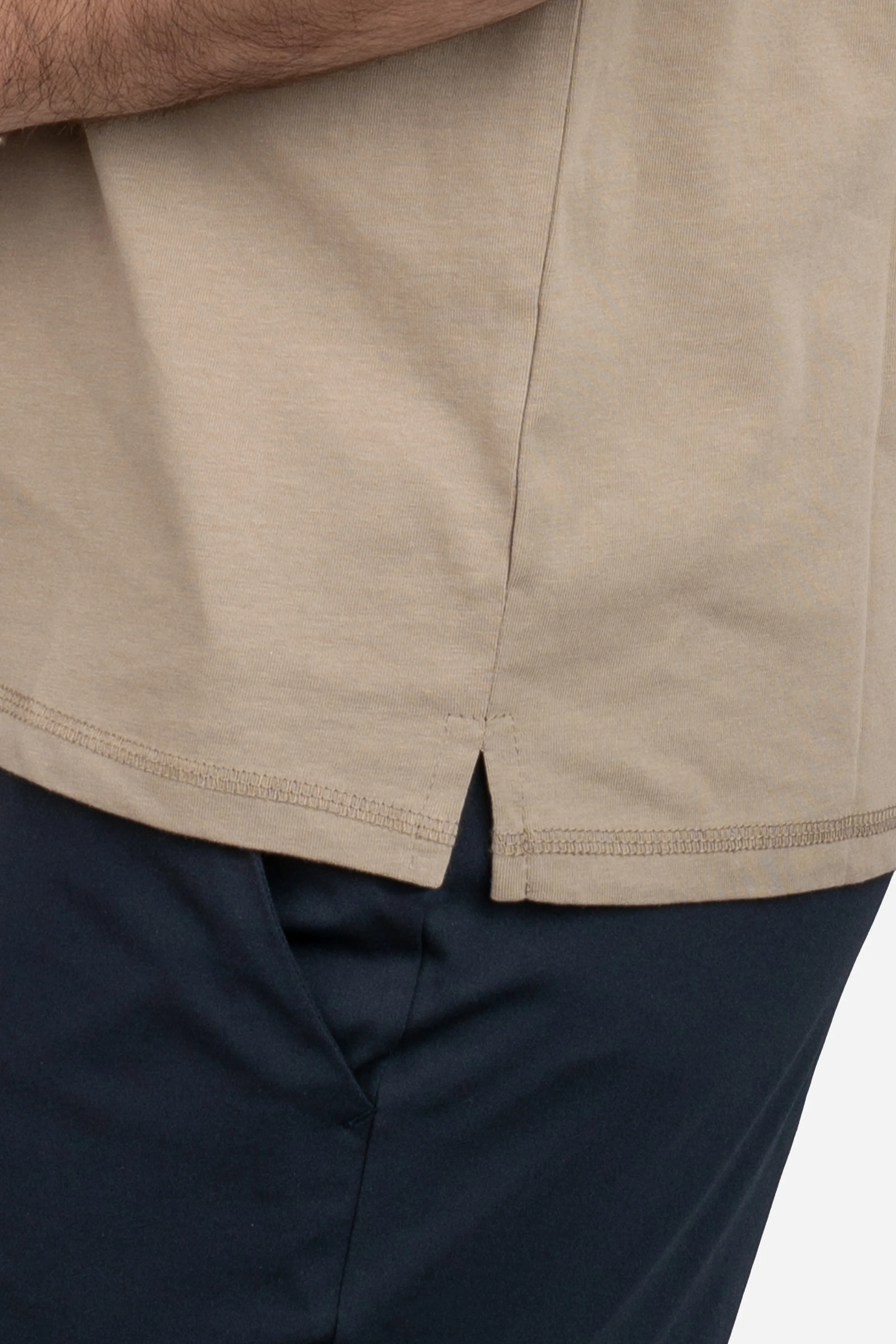 Core T-Shirt Loose Fit Taupe - Image 3