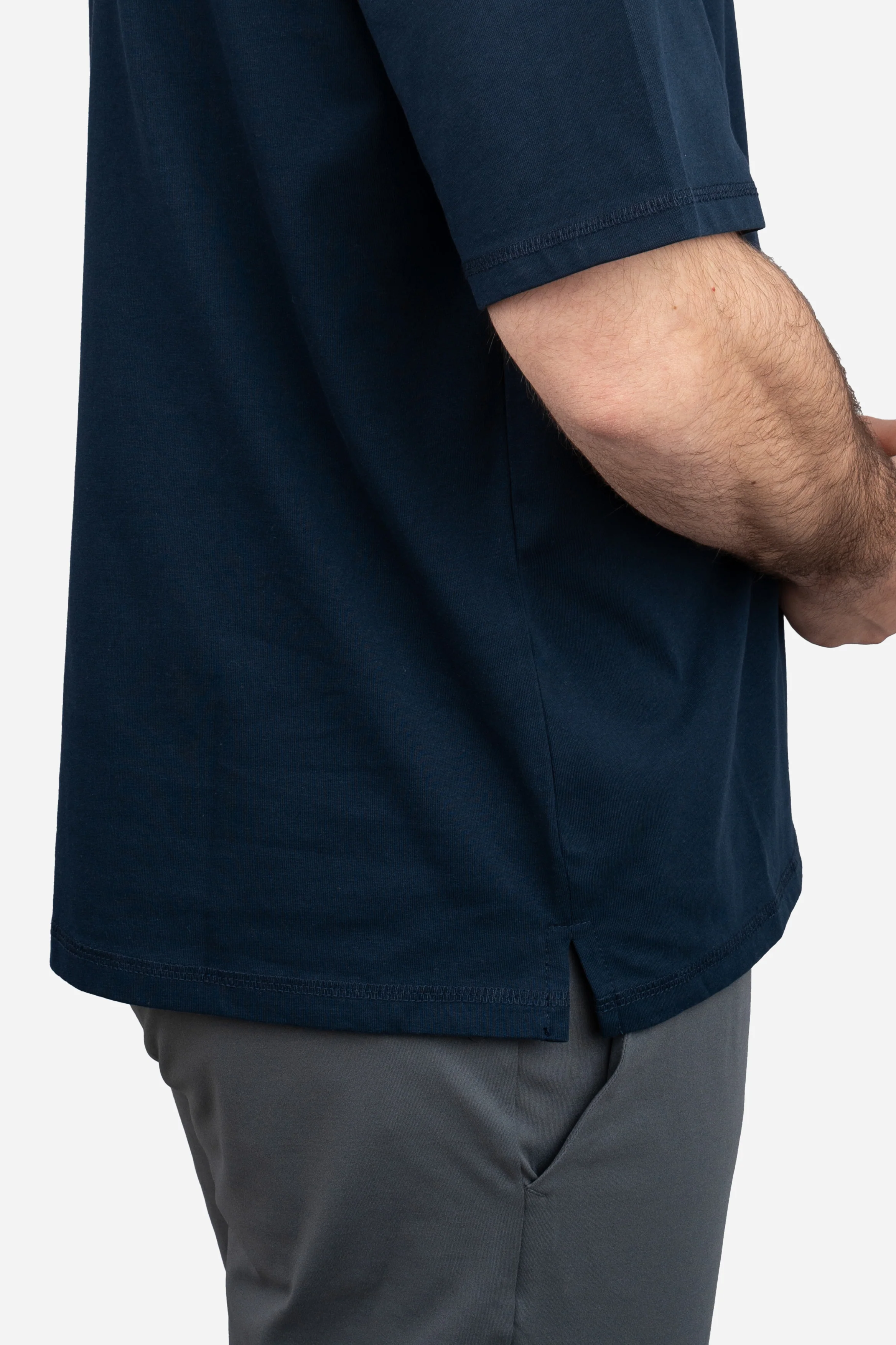 Core T-Shirt Loose Fit Navy - Image 9
