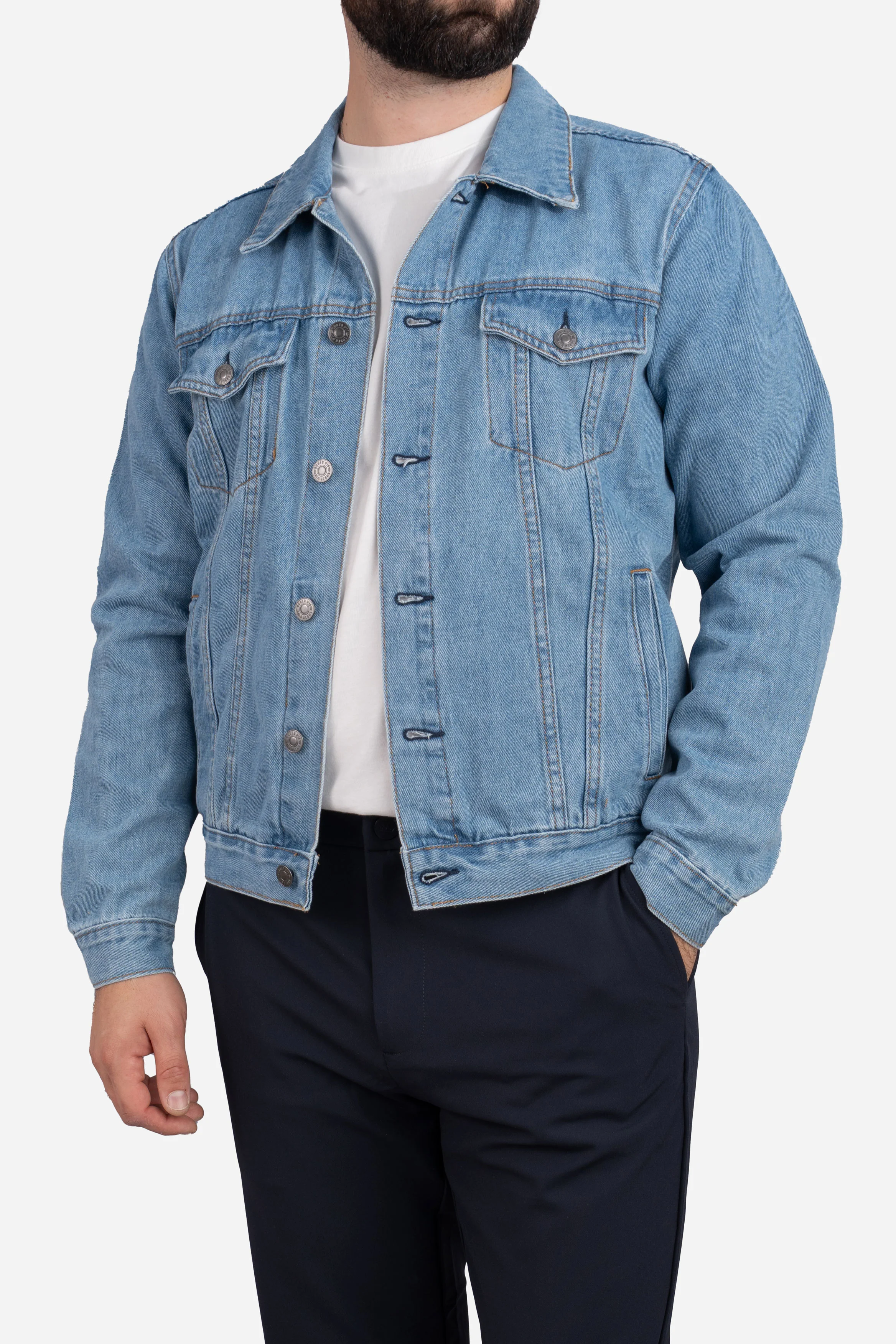 Denim Jacket Light Wash - Image 9