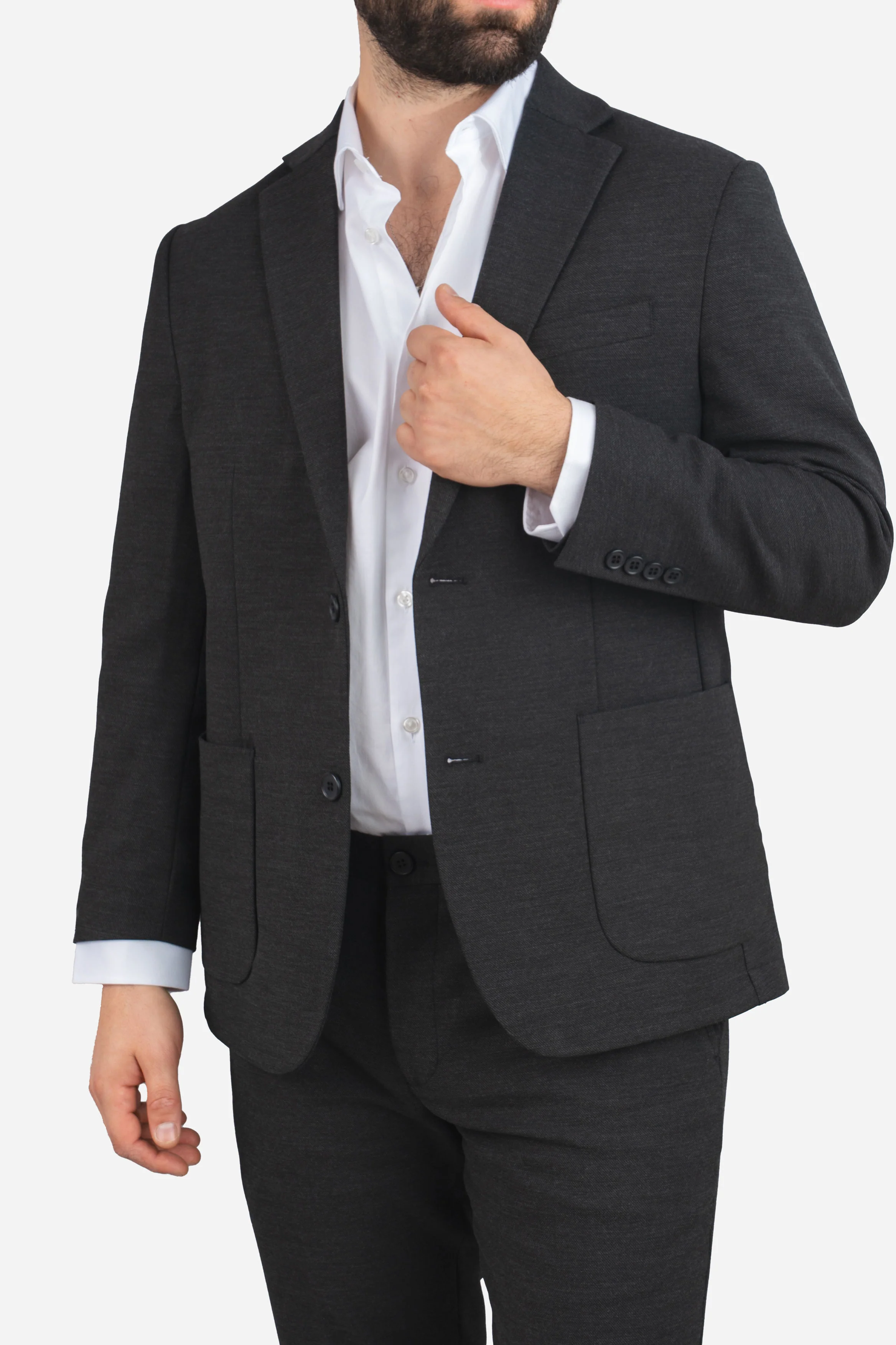FlexPro Suit Jacket Black - Image 6