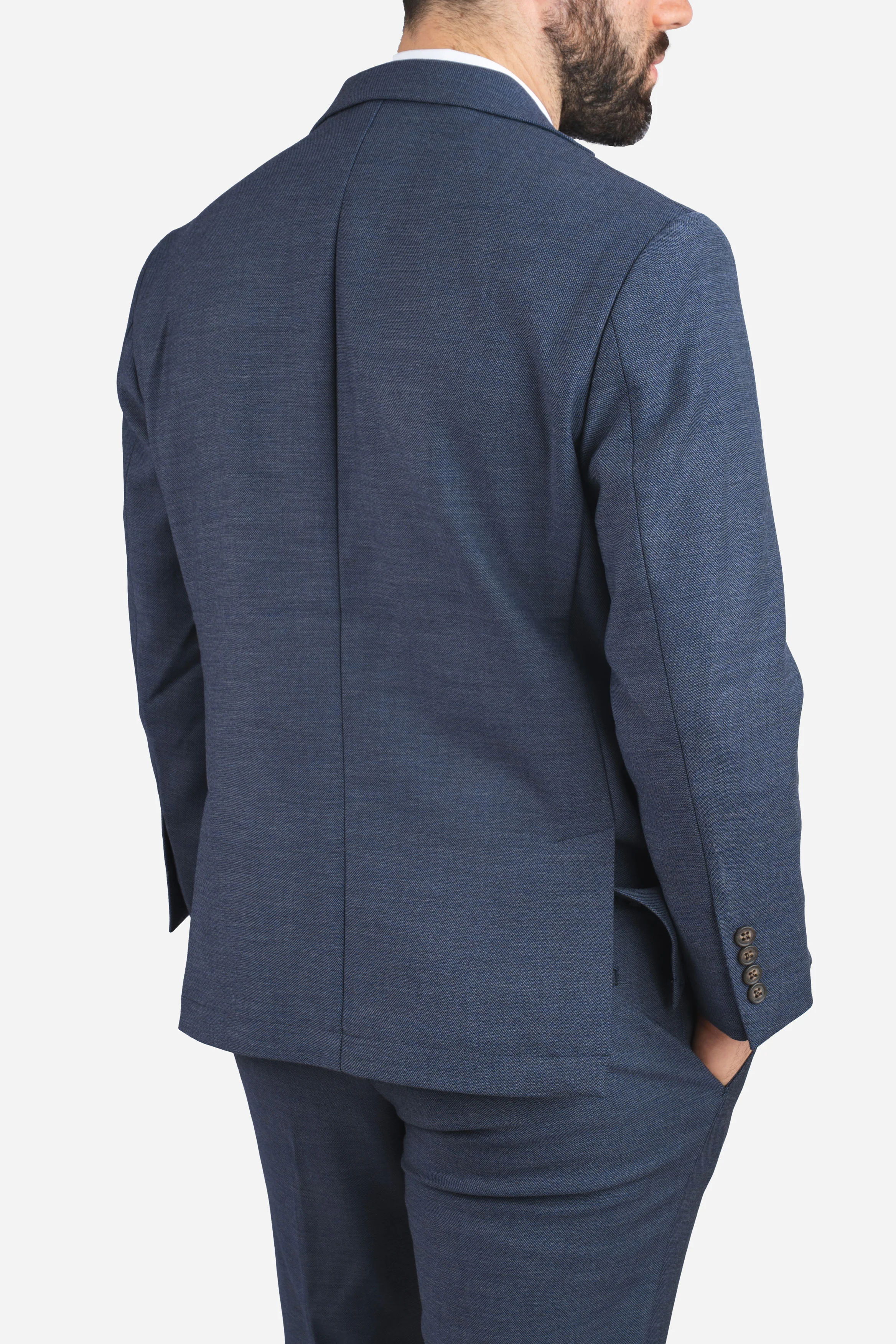 FlexPro Suit Jacket Blue - Image 4