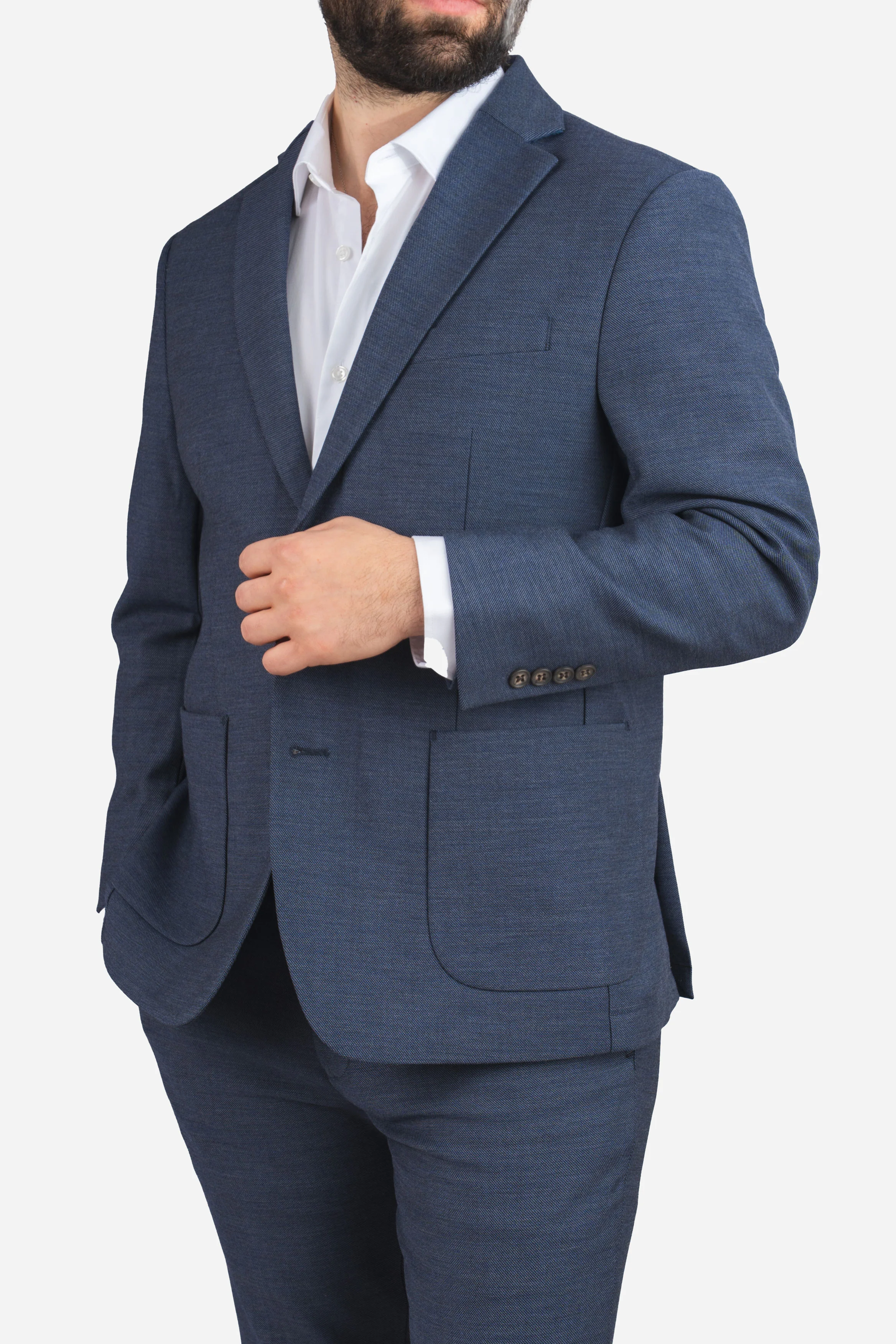 FlexPro Suit Jacket Blue - Image 5