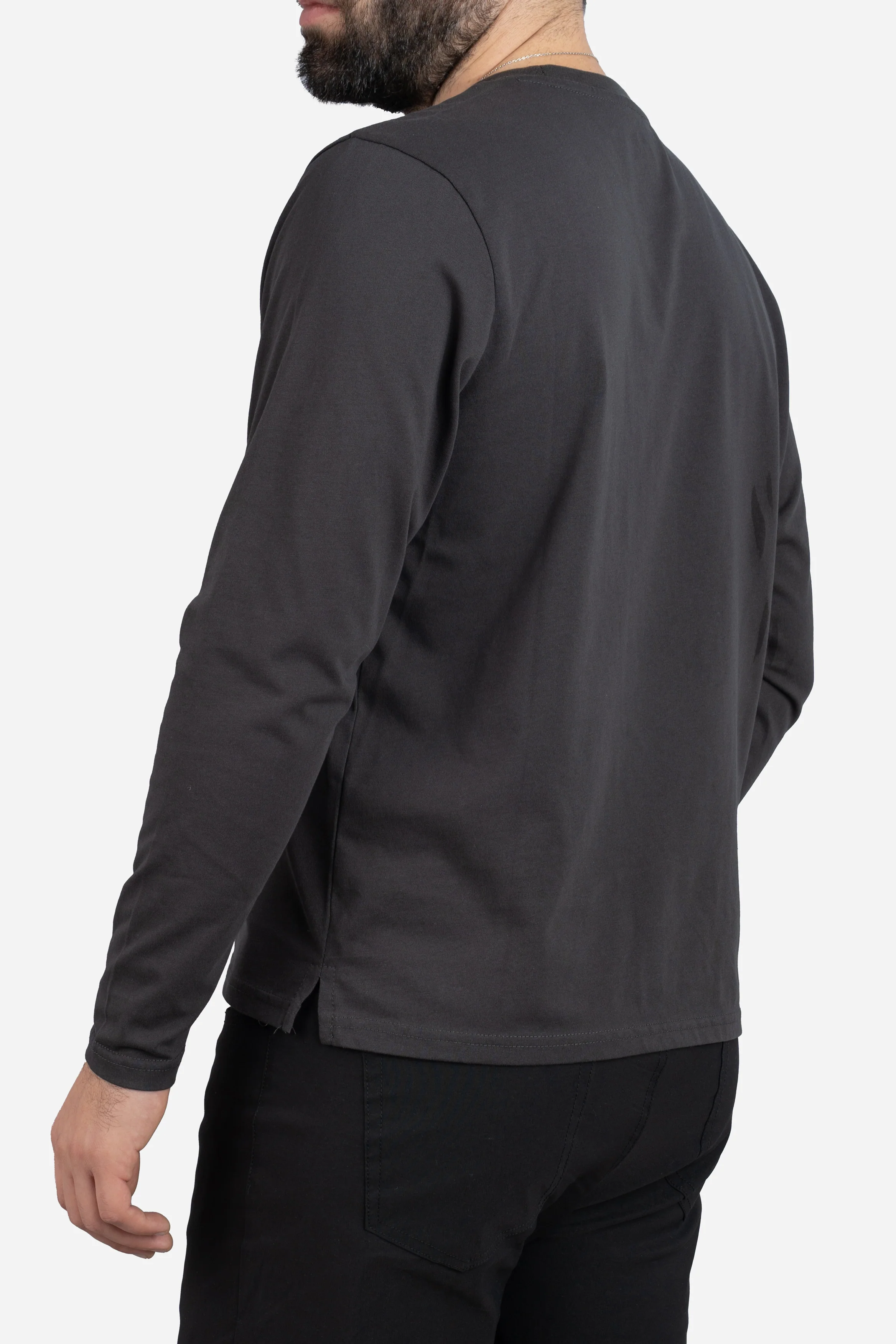 Long Sleeve Core T-Shirt Iron - Image 6
