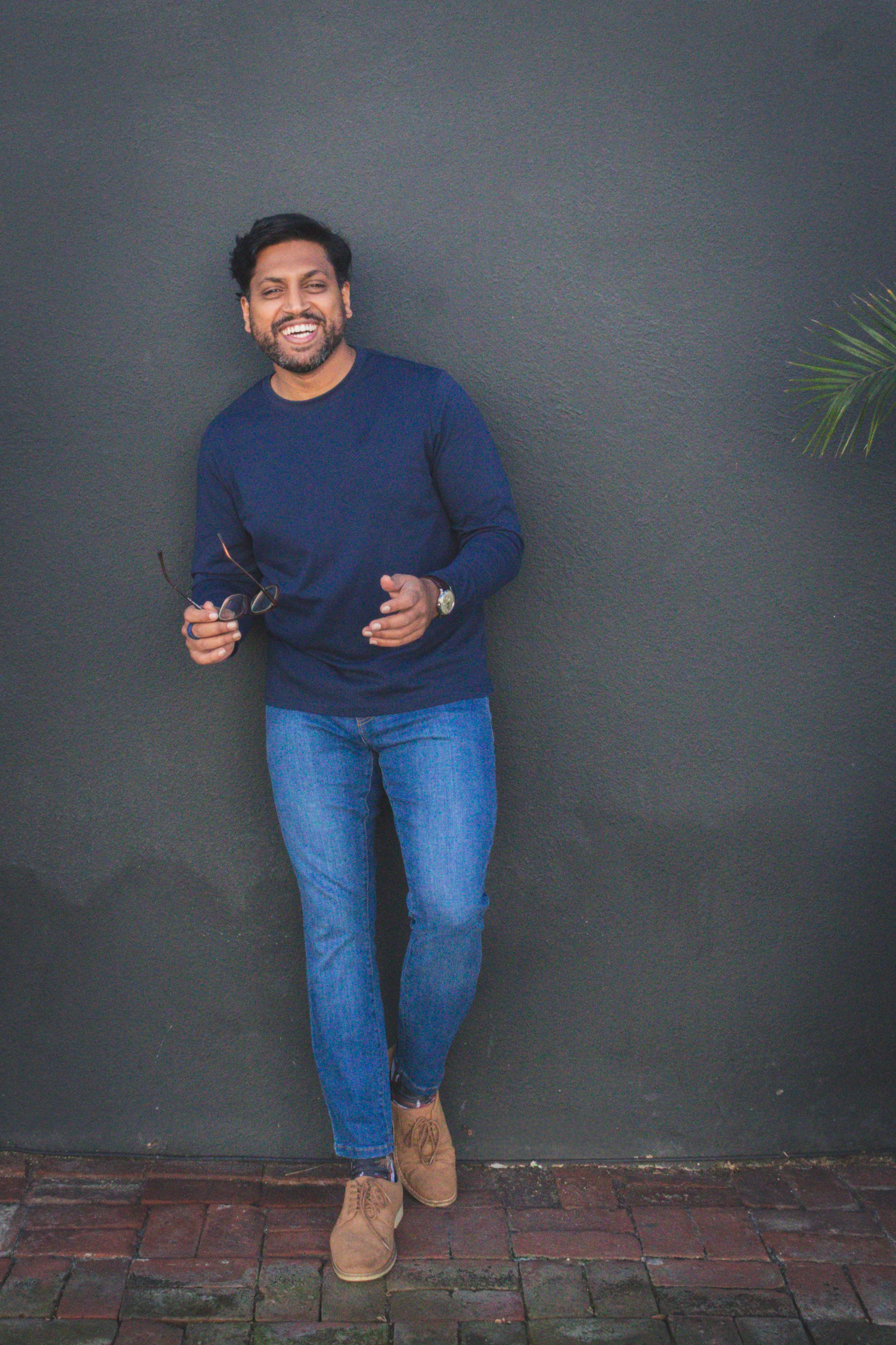 Long Sleeve Core T-Shirt Navy - Image 3
