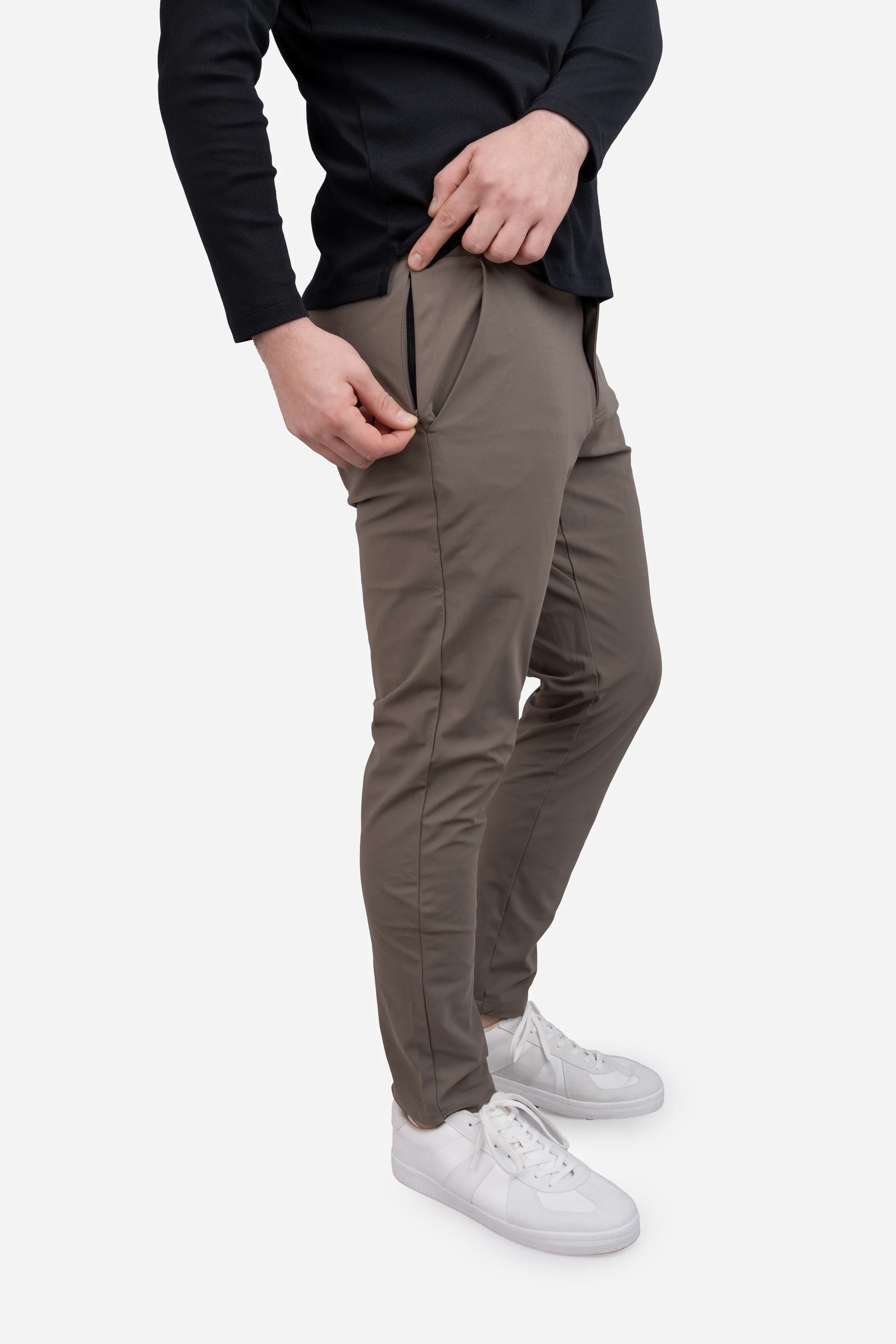 Pace Performance Pants Taupe - Image 17