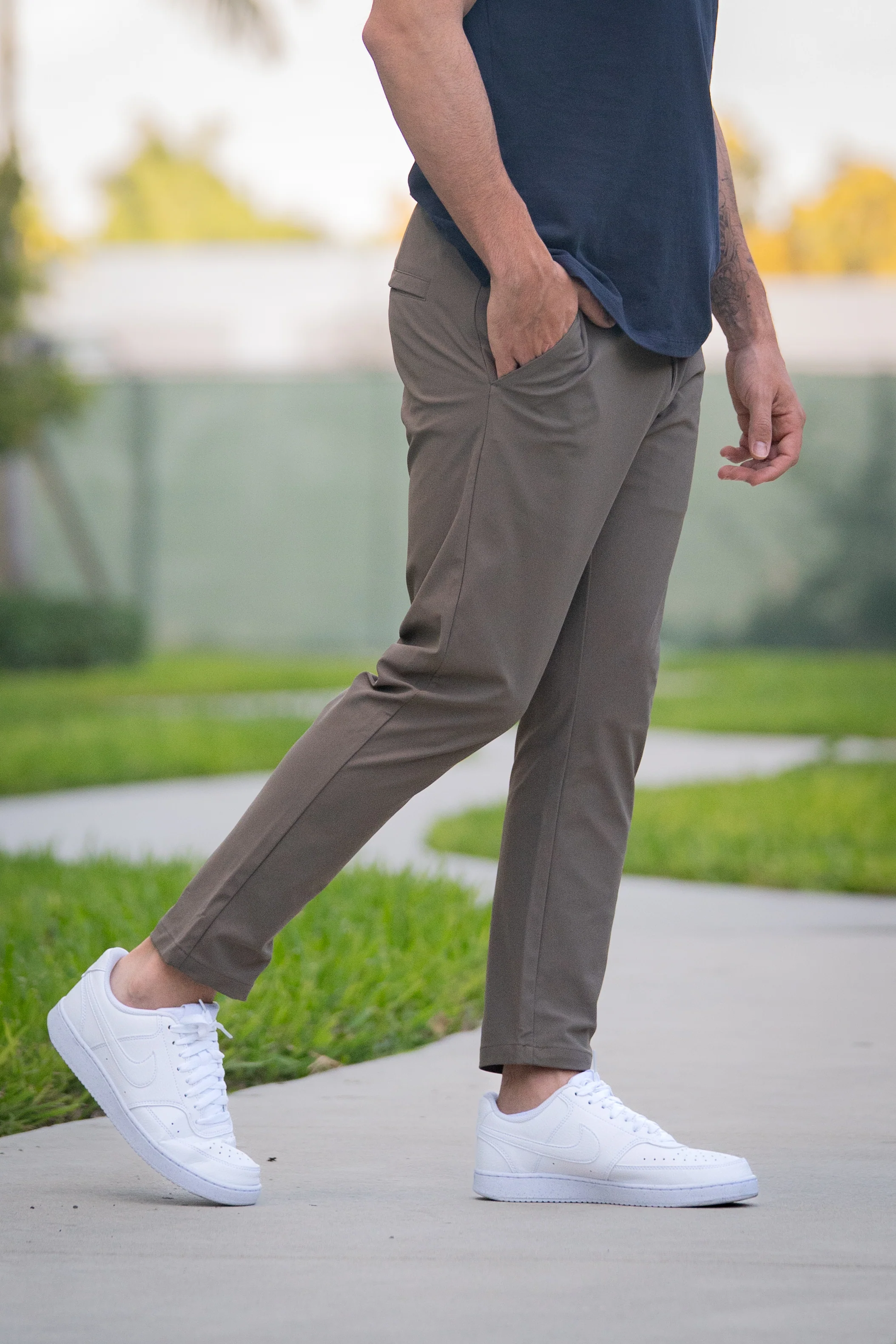 Pace Performance Pants Taupe - Image 18
