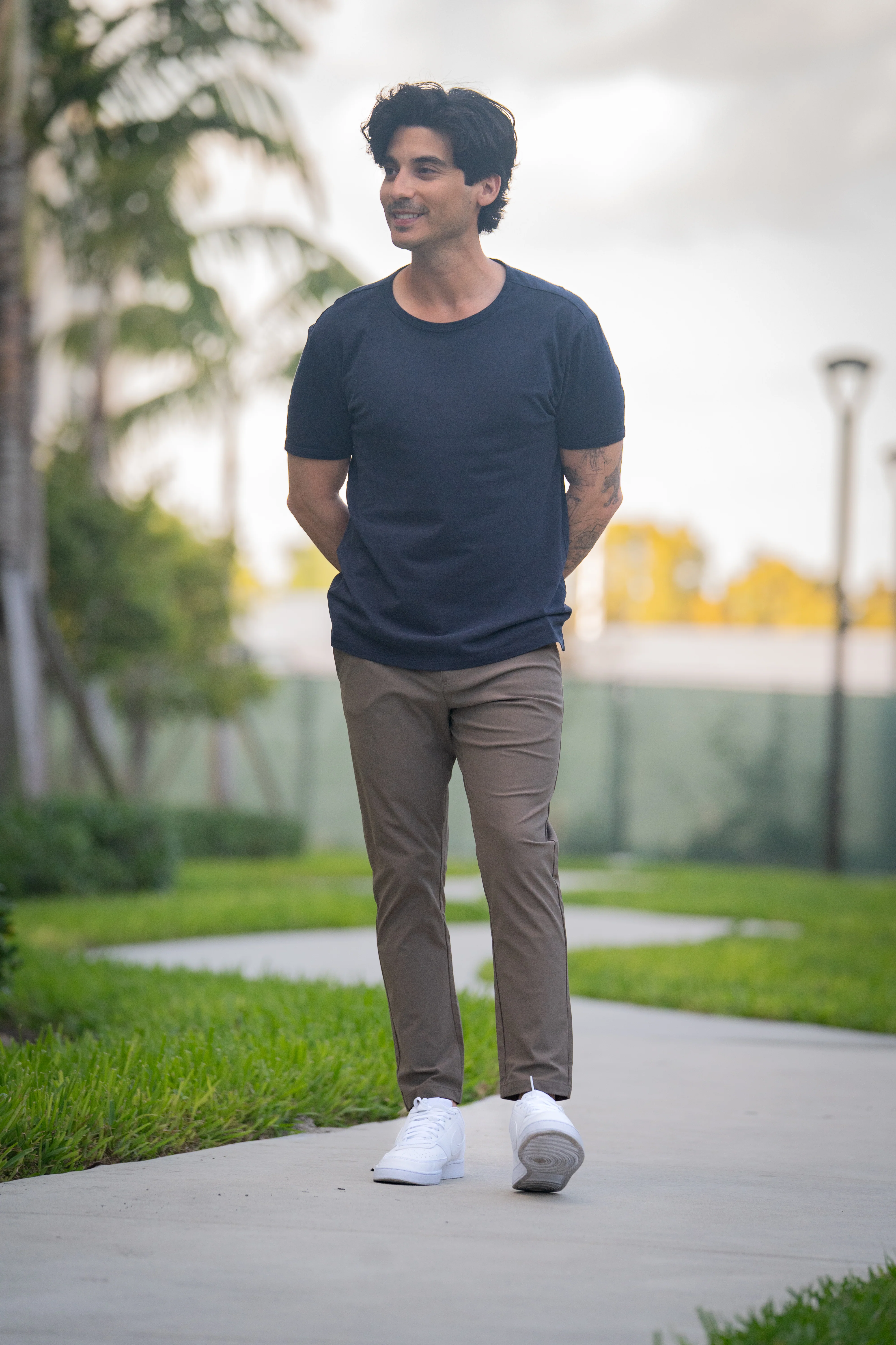 Pace Performance Pants Taupe - Image 19