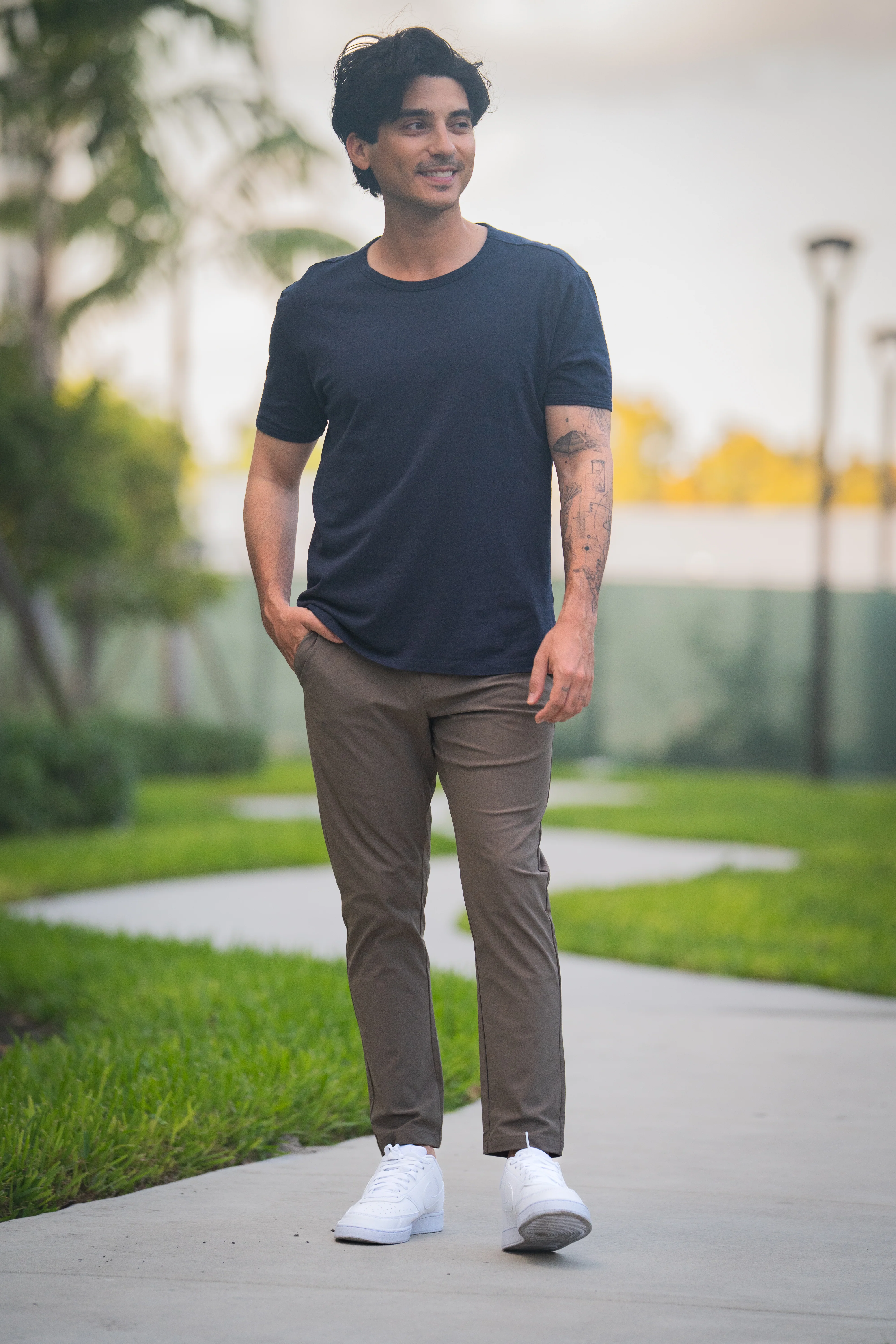 Pace Performance Pants Taupe - Image 20
