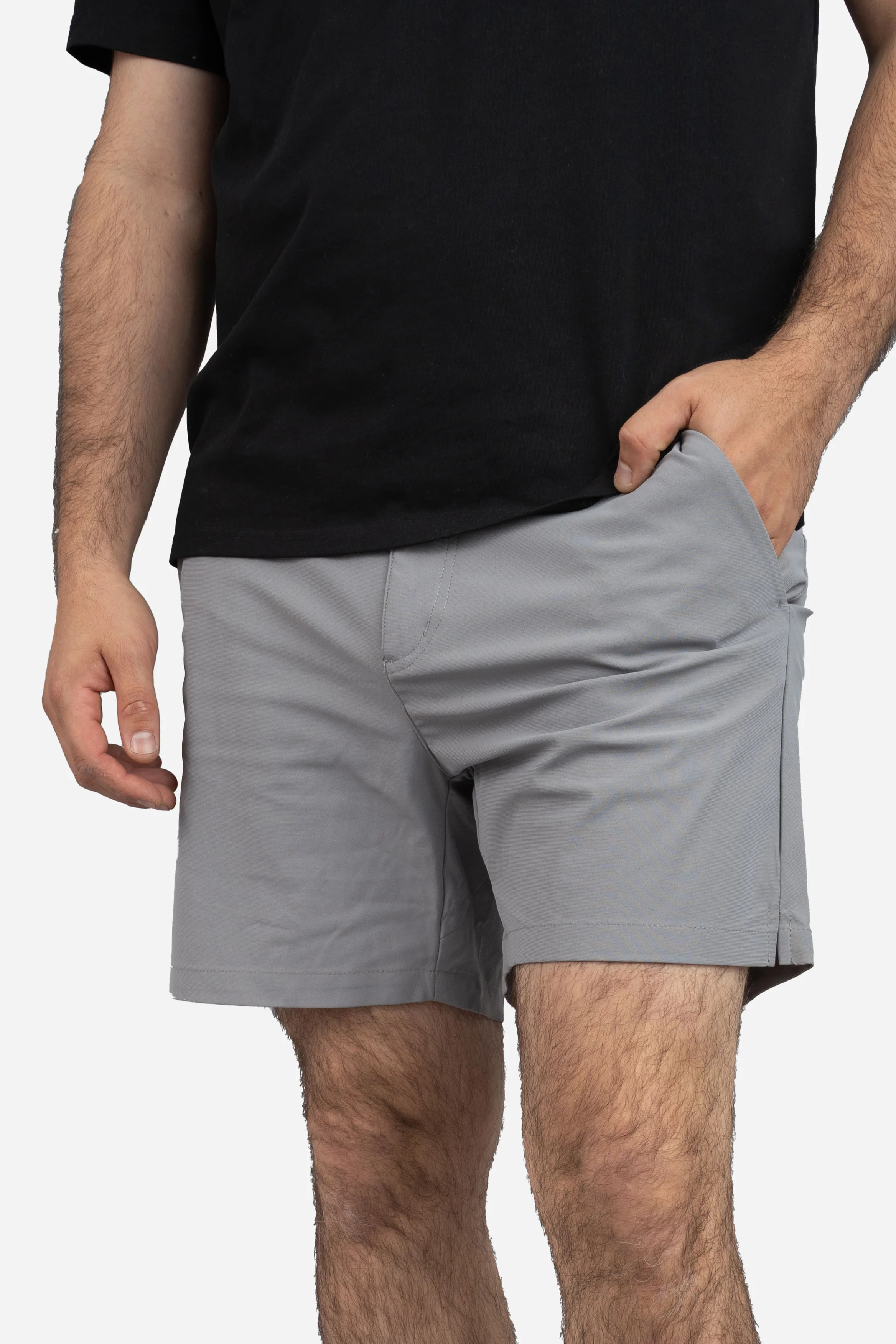Pace Performance Shorts Gray - Image 4