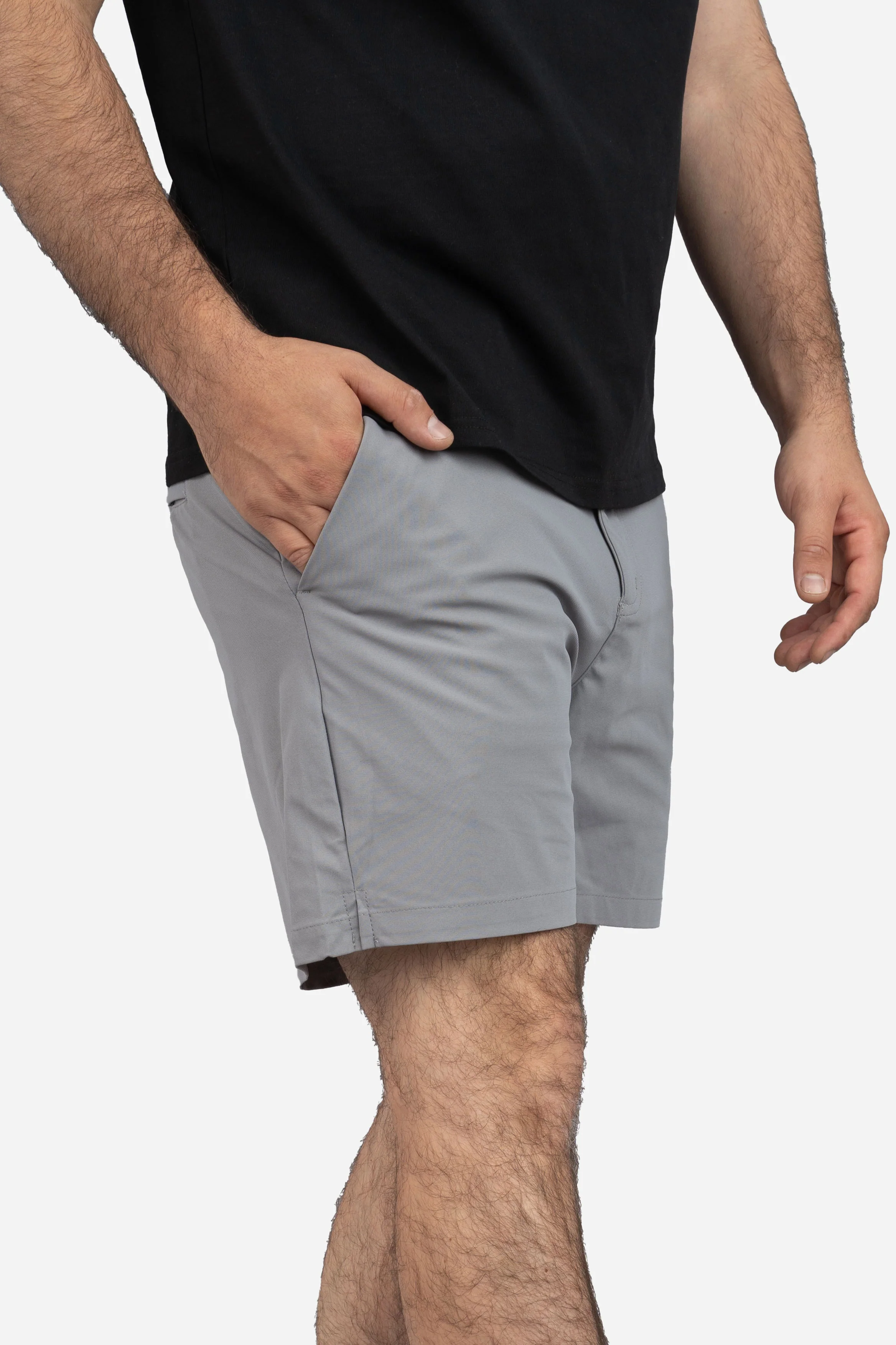 Pace Performance Shorts Gray - Image 6