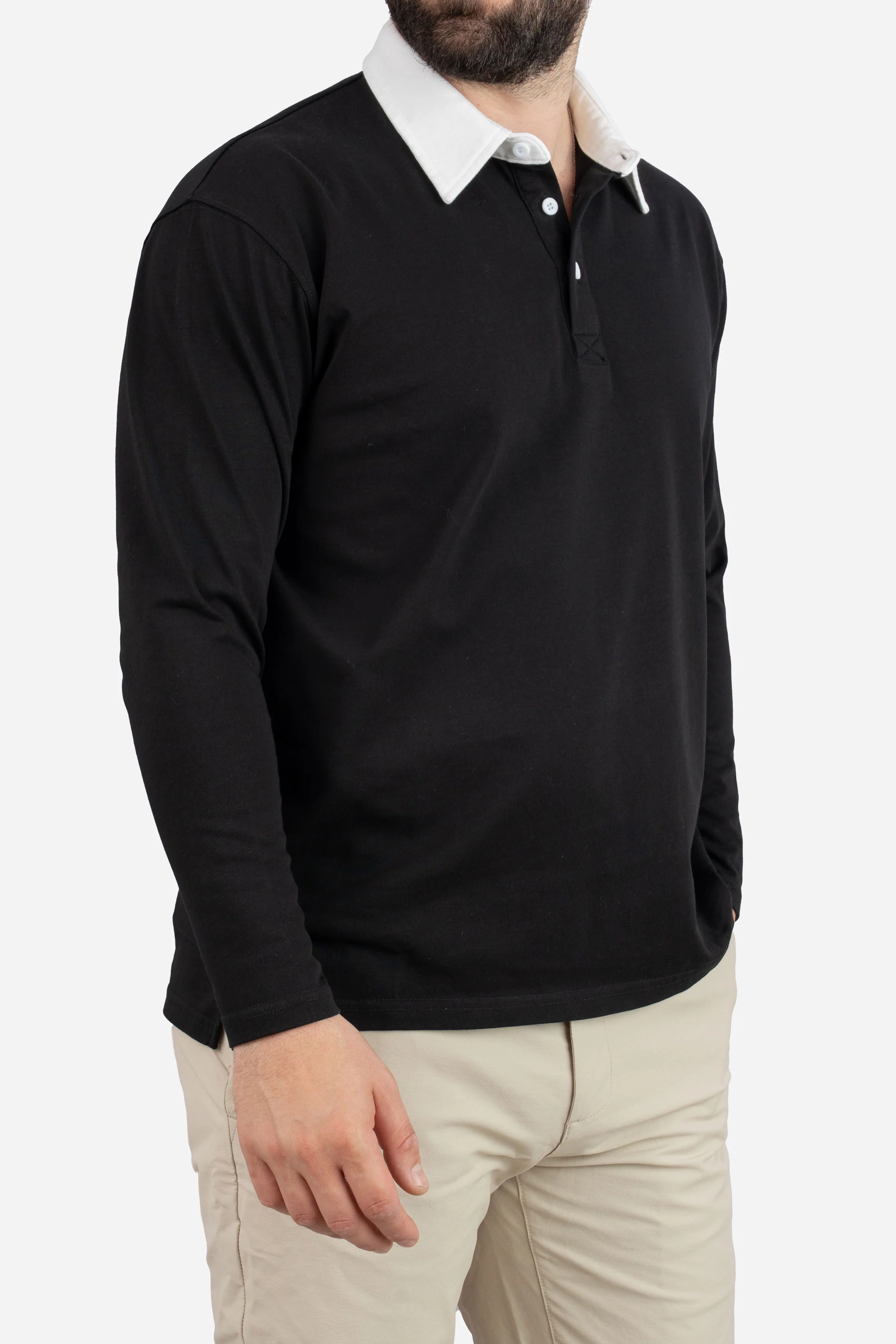 Rugby Polo Black - Image 3