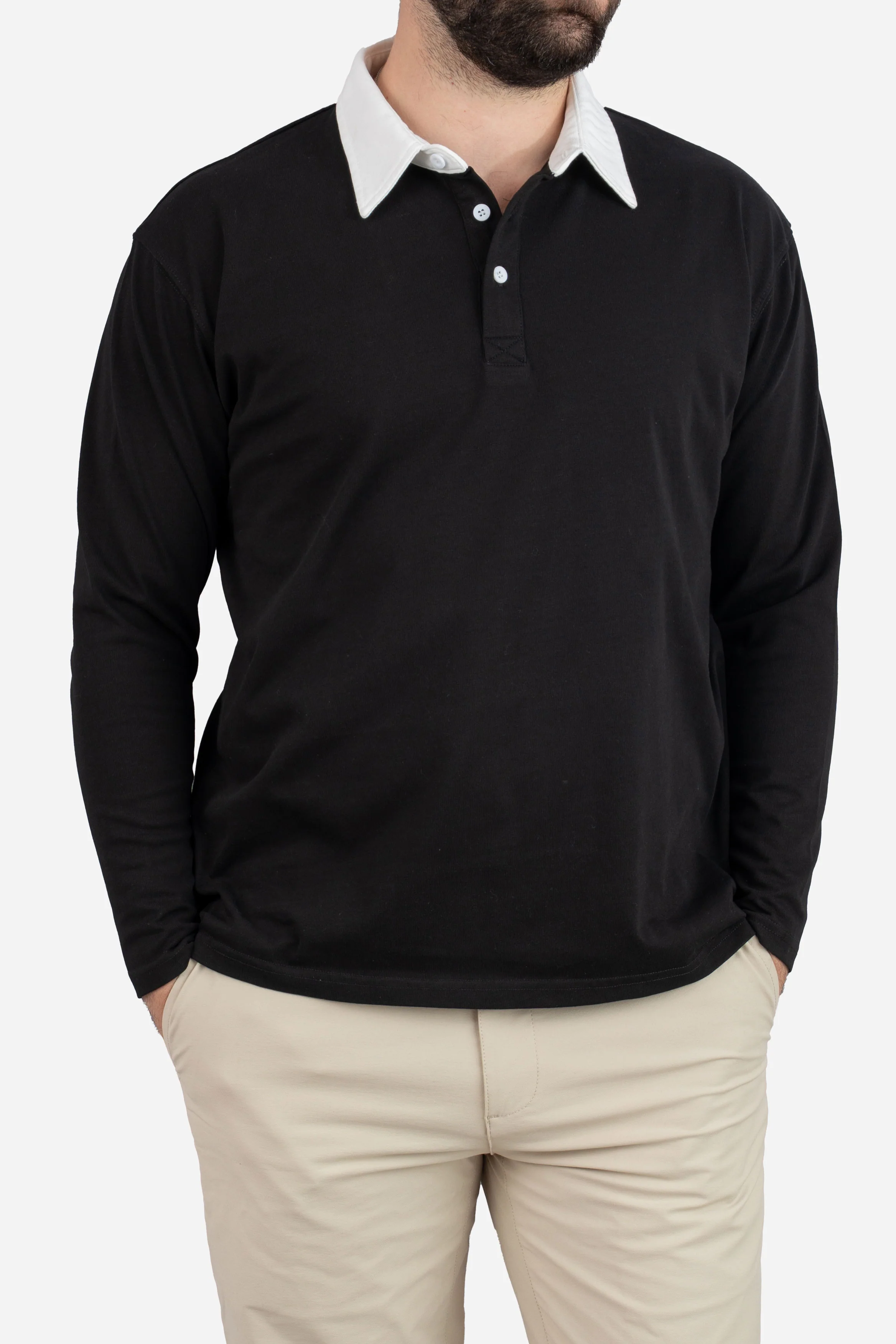 Rugby Polo Black - Image 4