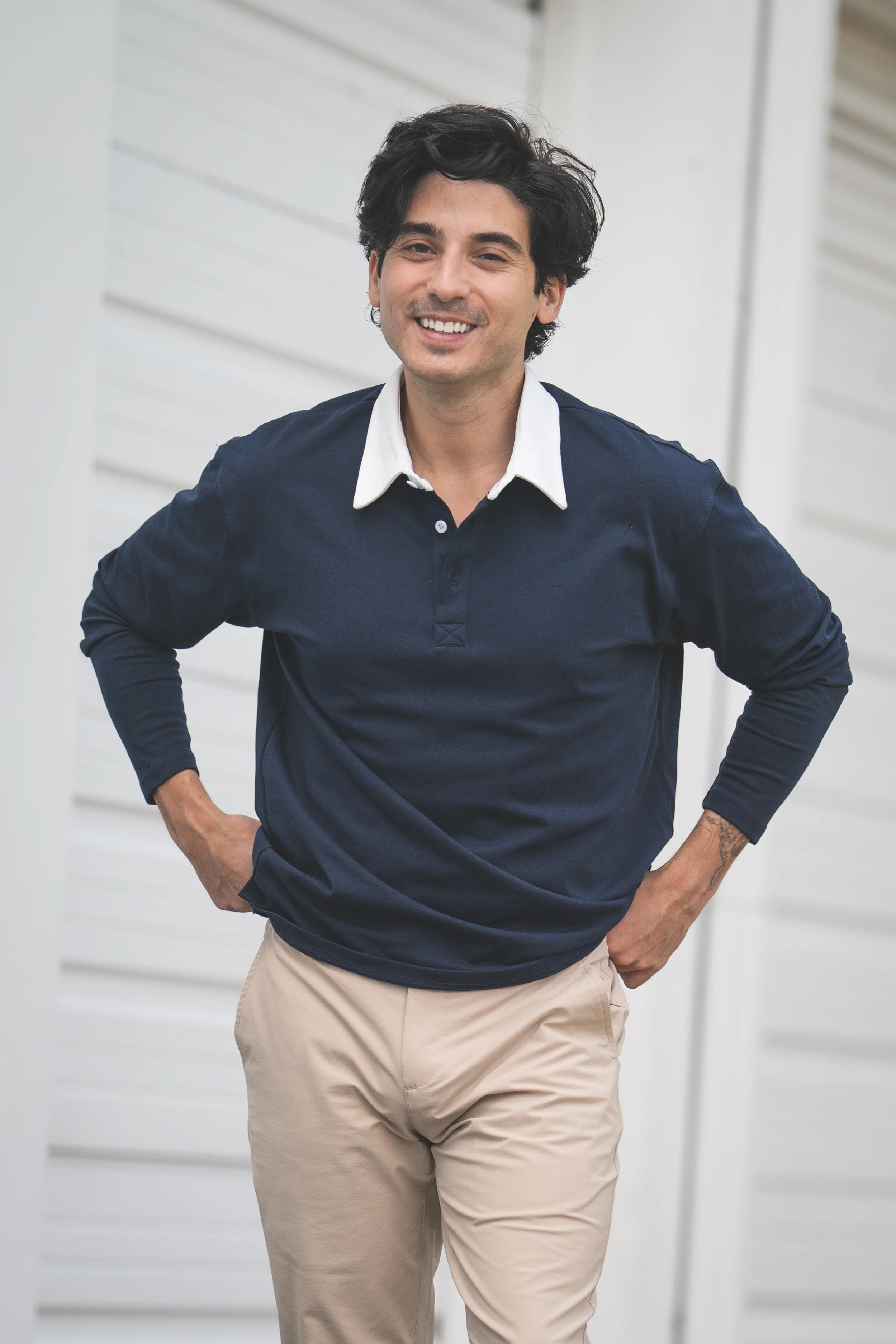 Rugby Polo Navy - Image 3