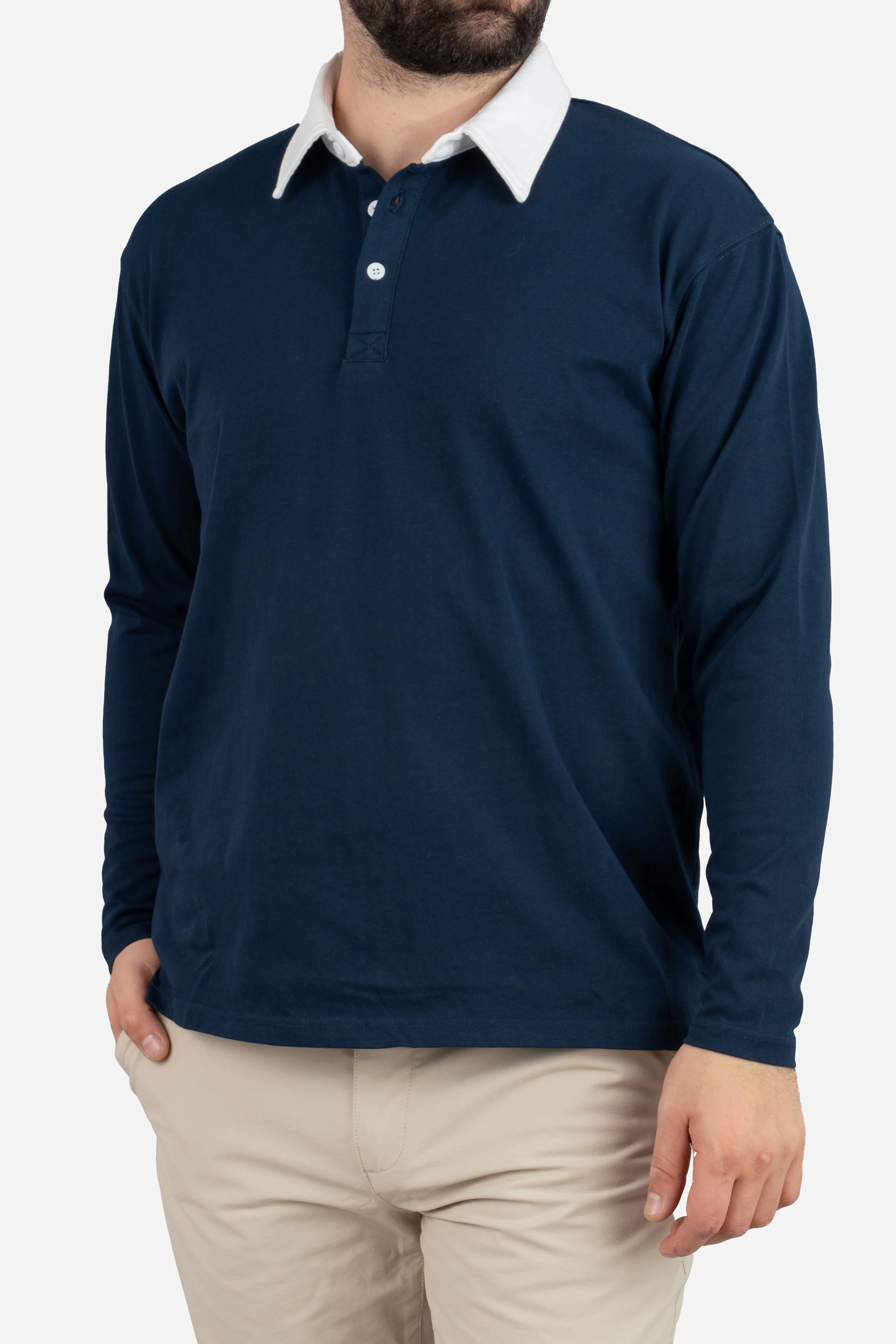 Rugby Polo Navy - Image 8