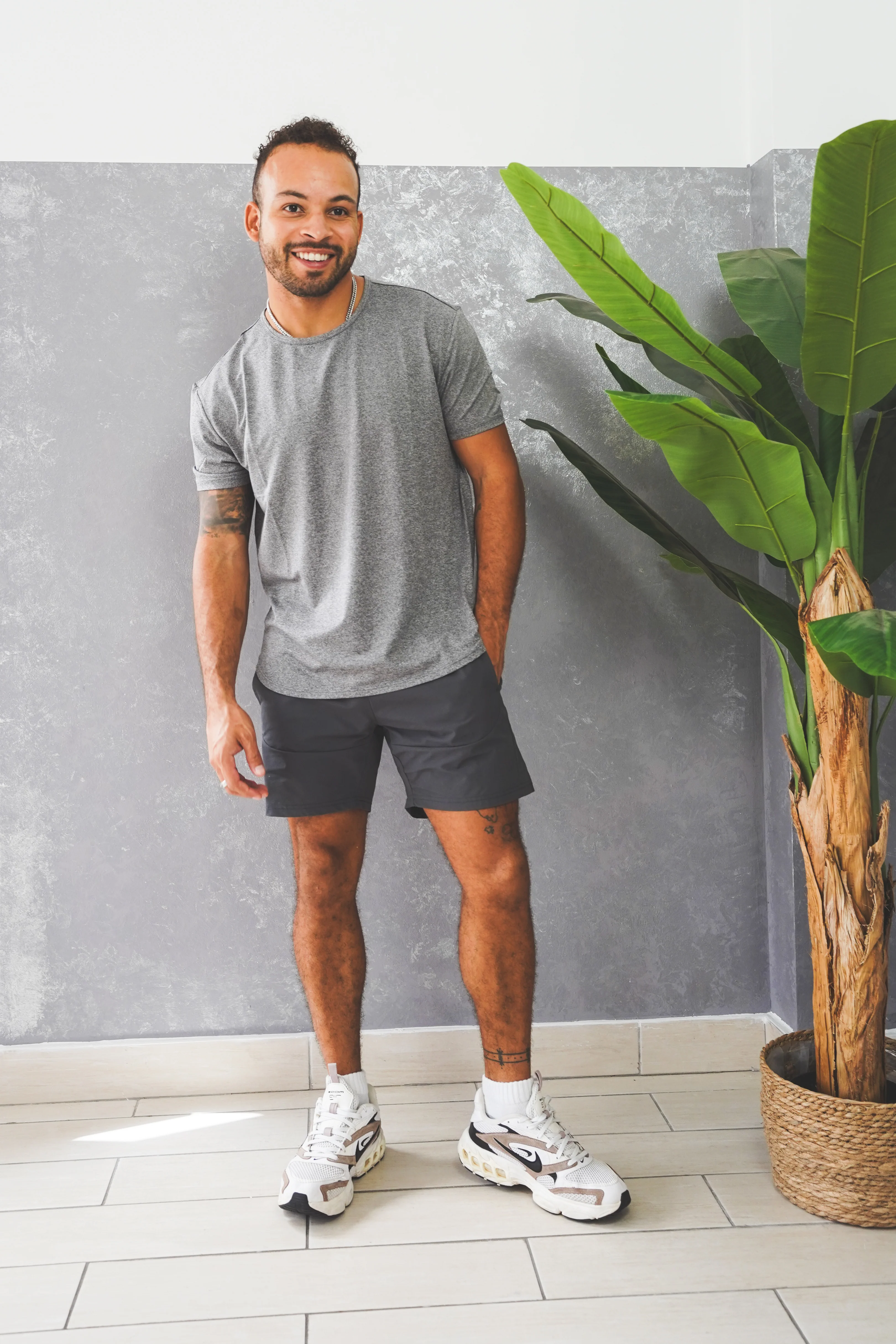 Running T-Shirt Charcoal - Image 3