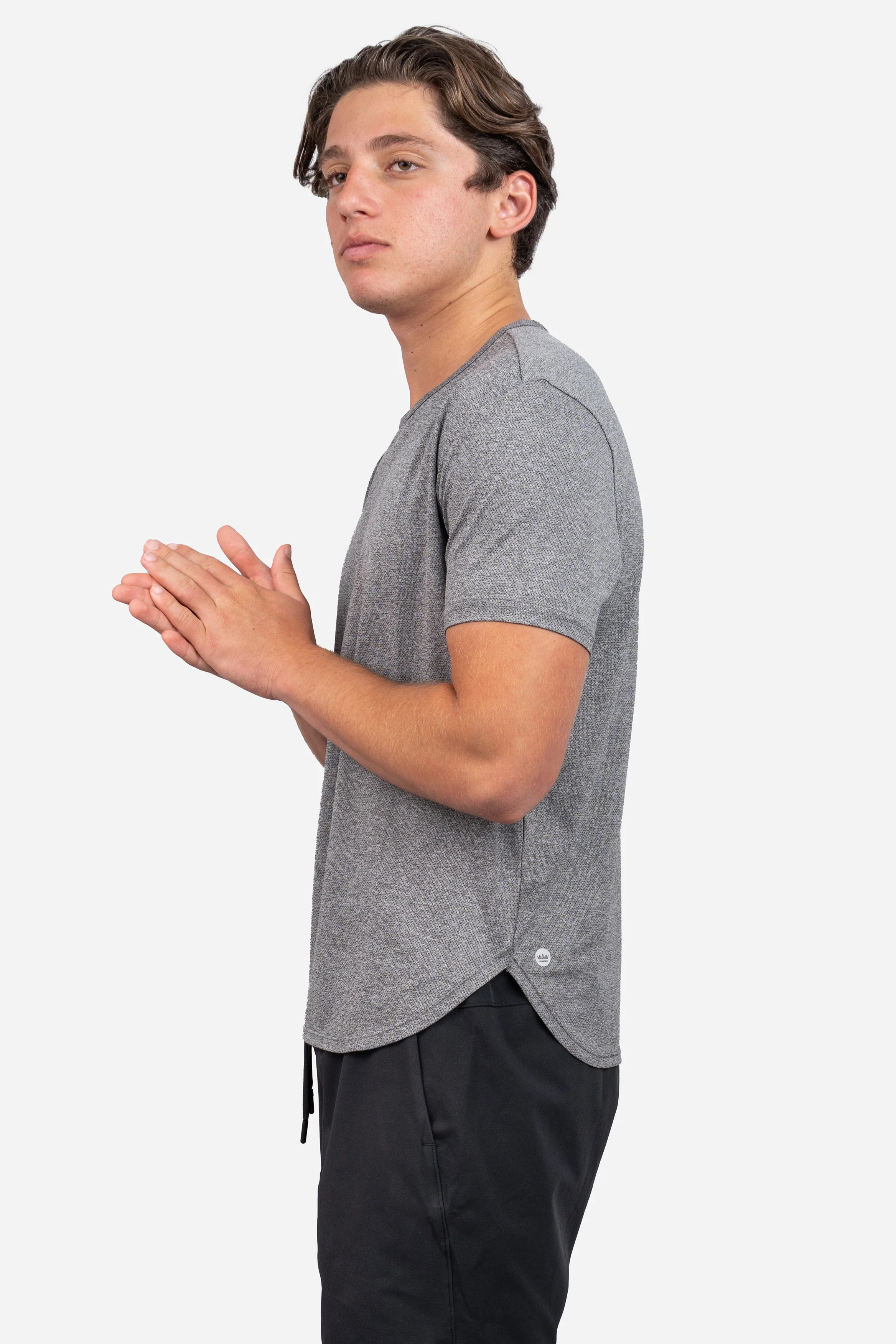 Running T-Shirt Charcoal - Image 6