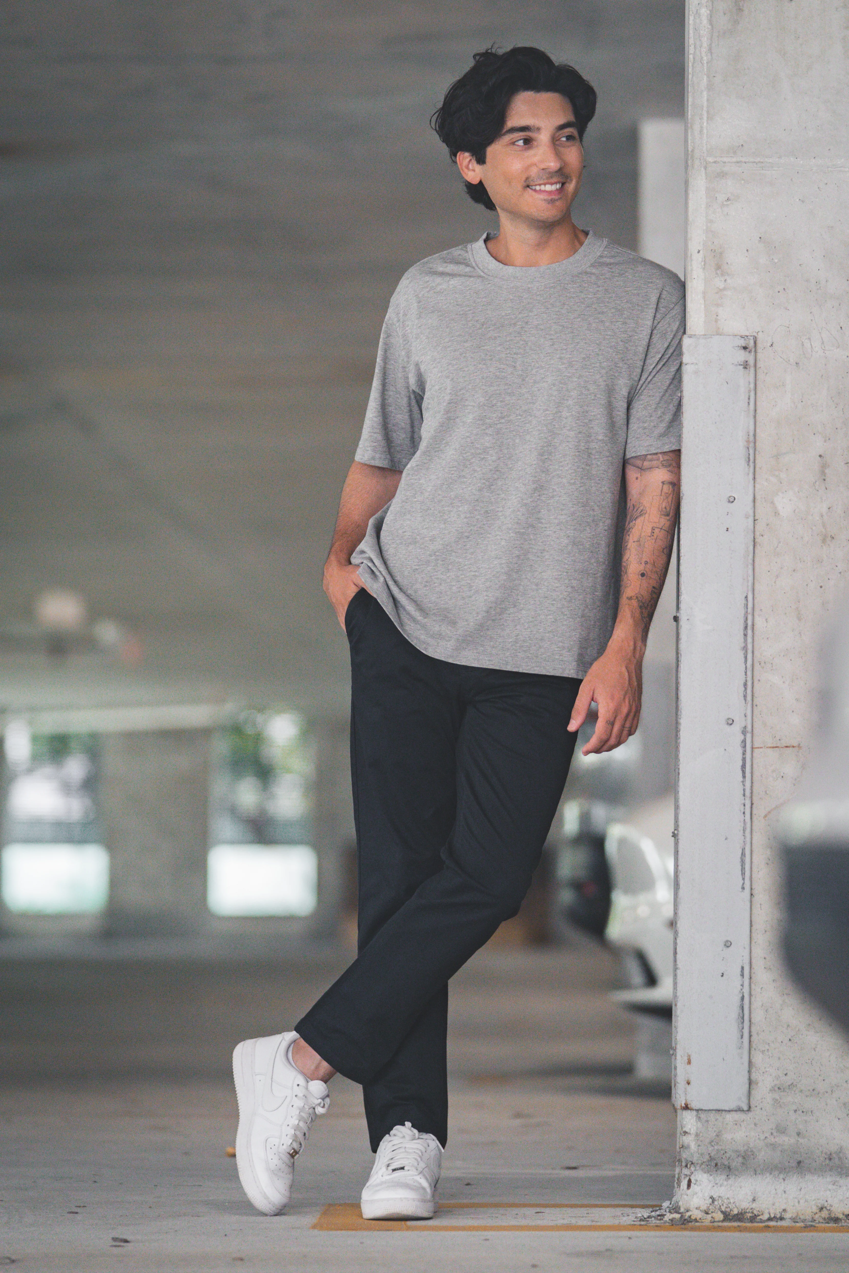 Straight Fit Core Stretch Chino Black - Image 5