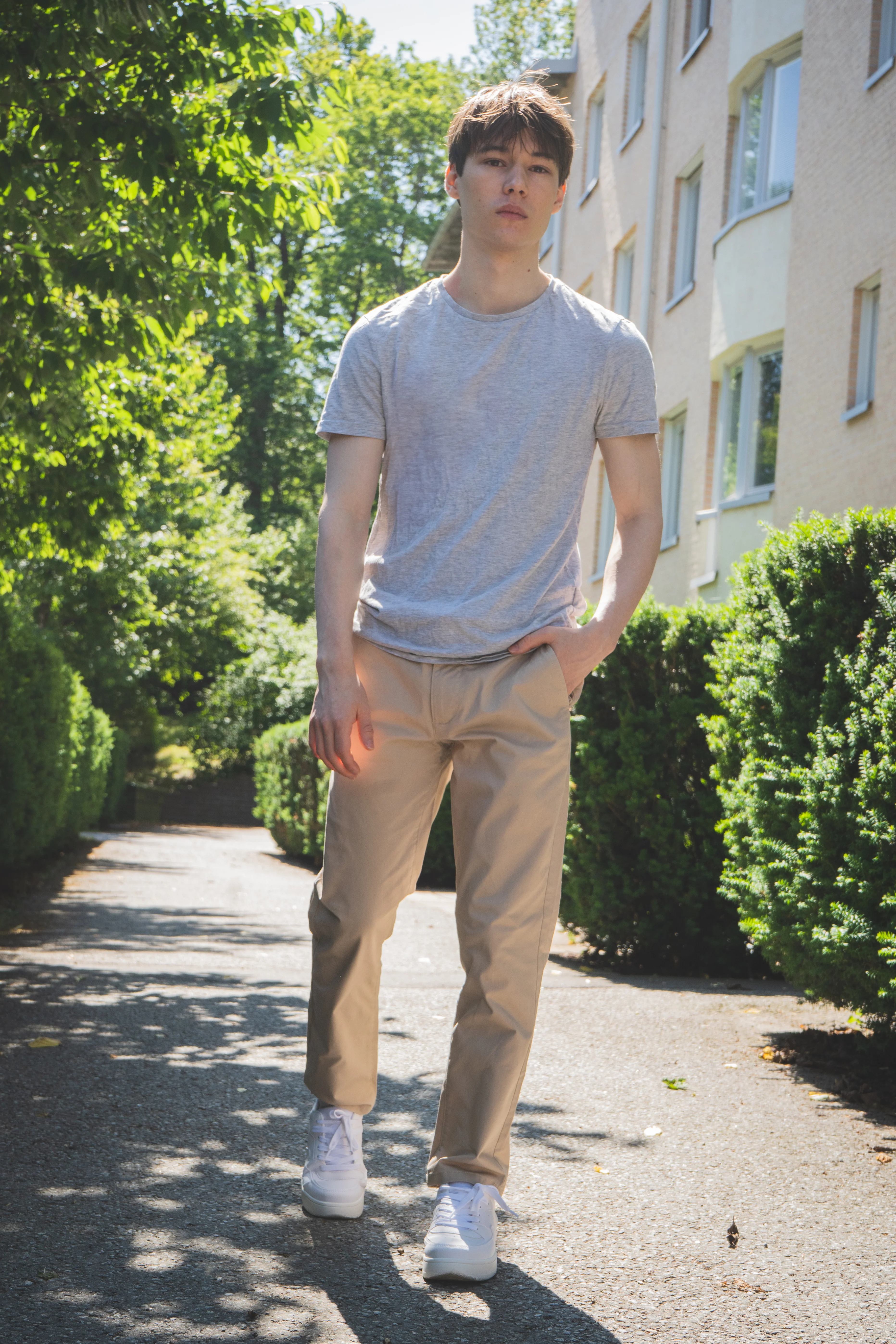 Straight Fit Core Stretch Chino Khaki - Image 3