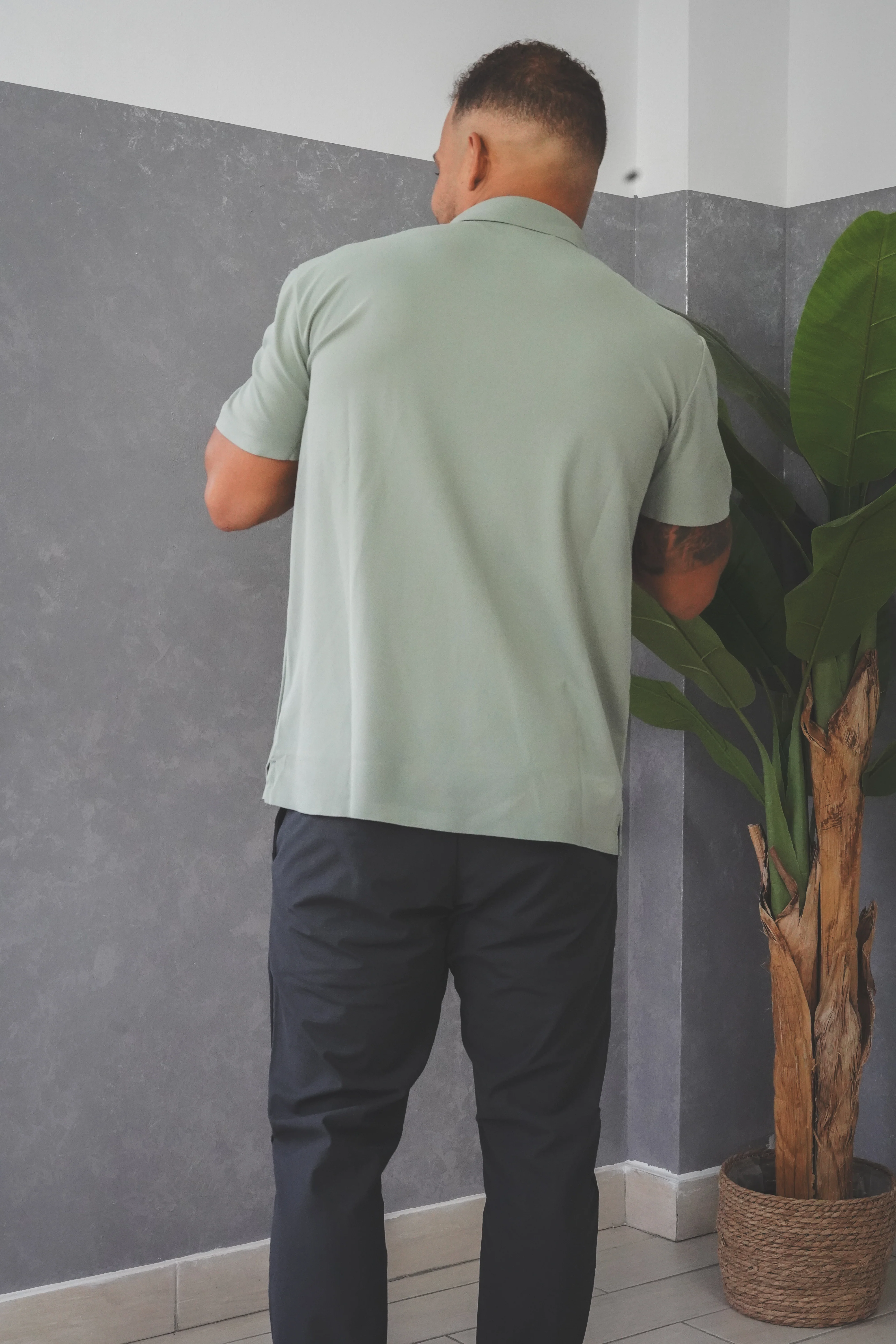 Tech Polo Green Tea - Image 4