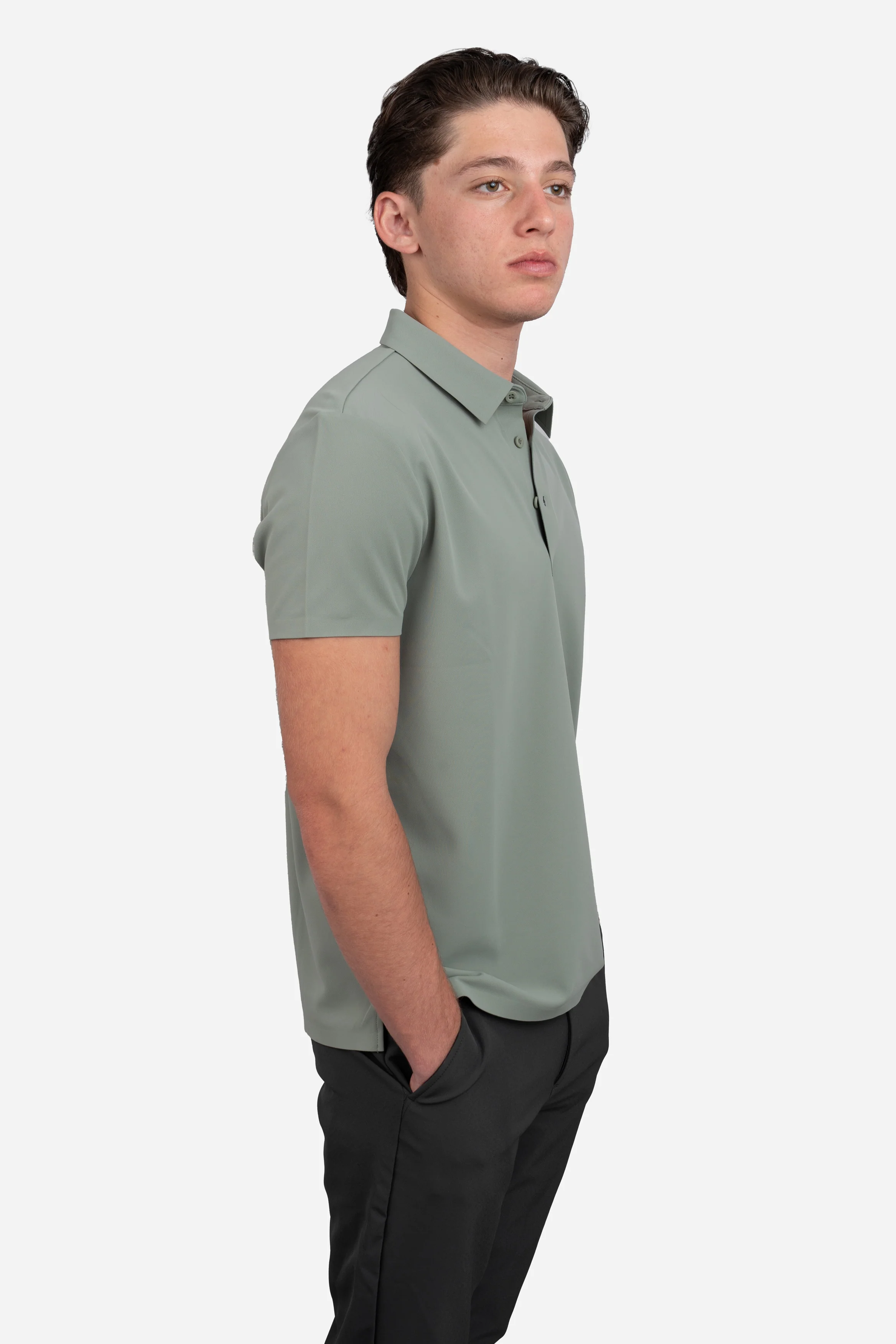 Tech Polo Green Tea - Image 8