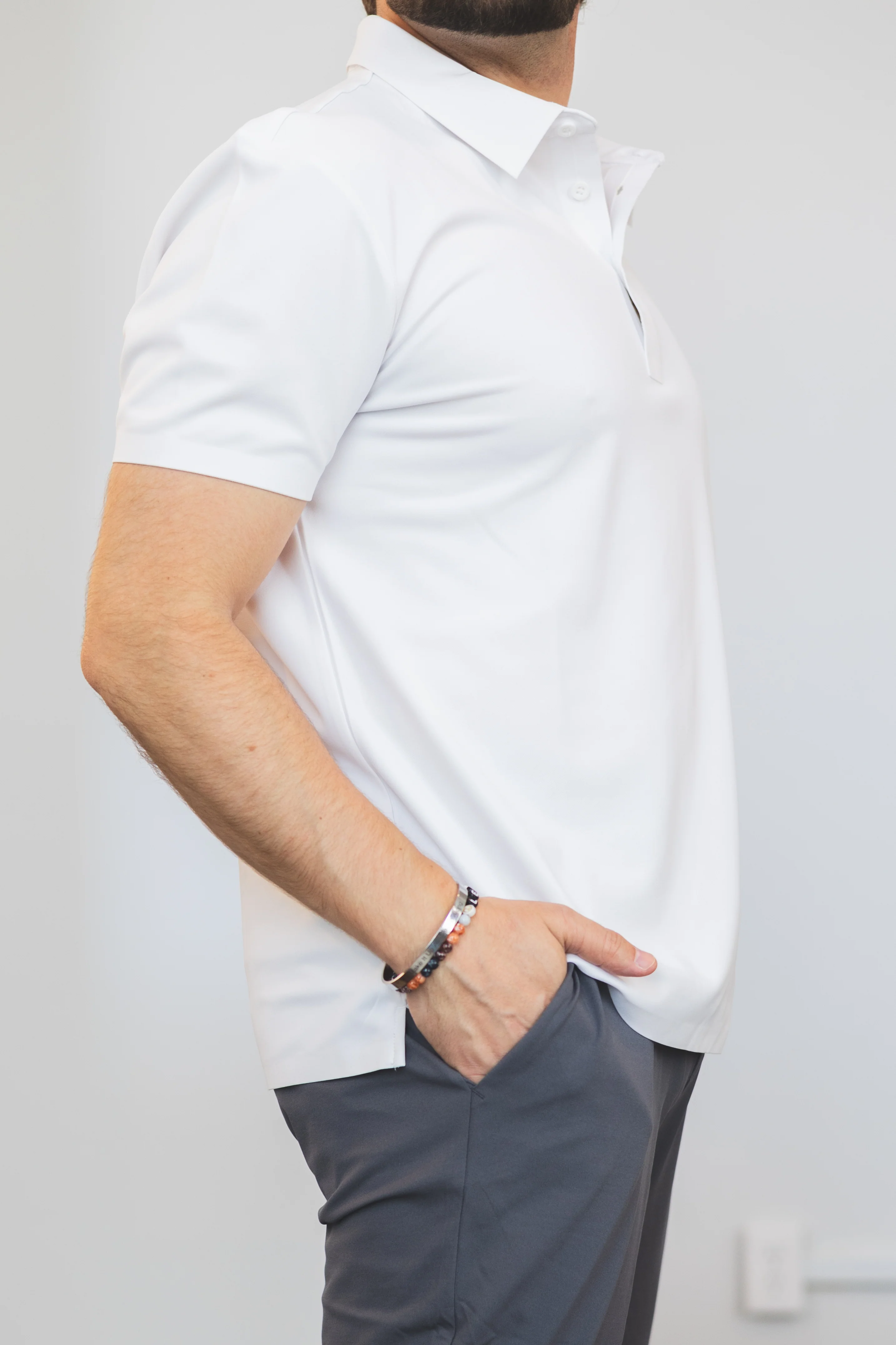 Tech Polo White - Image 11
