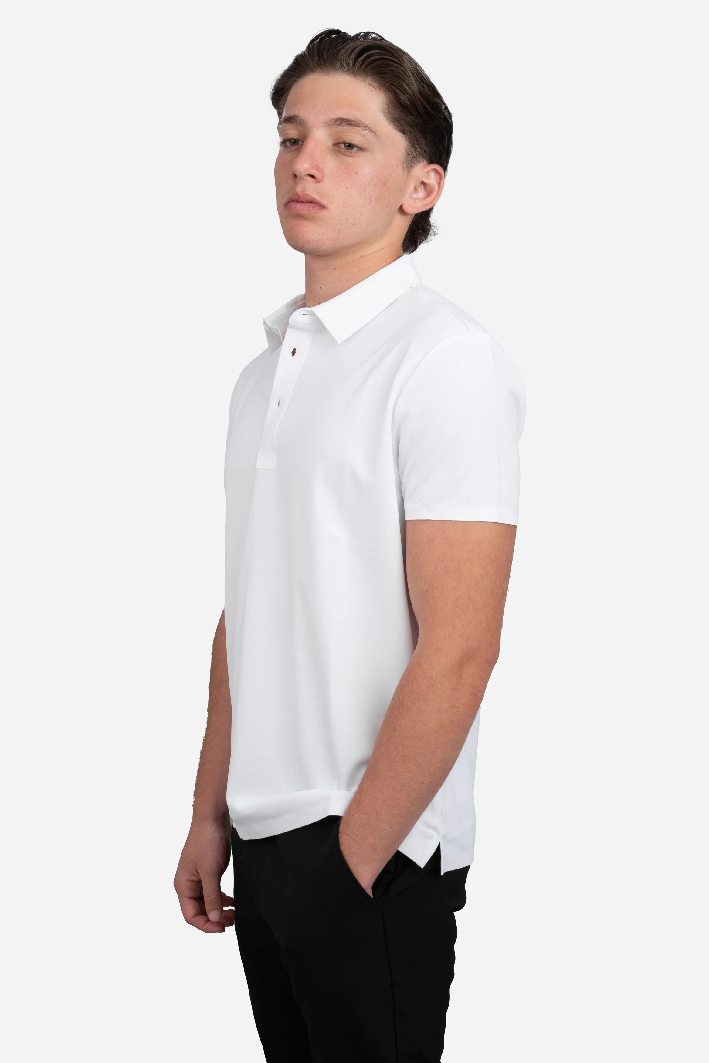 Tech Polo White - Image 7