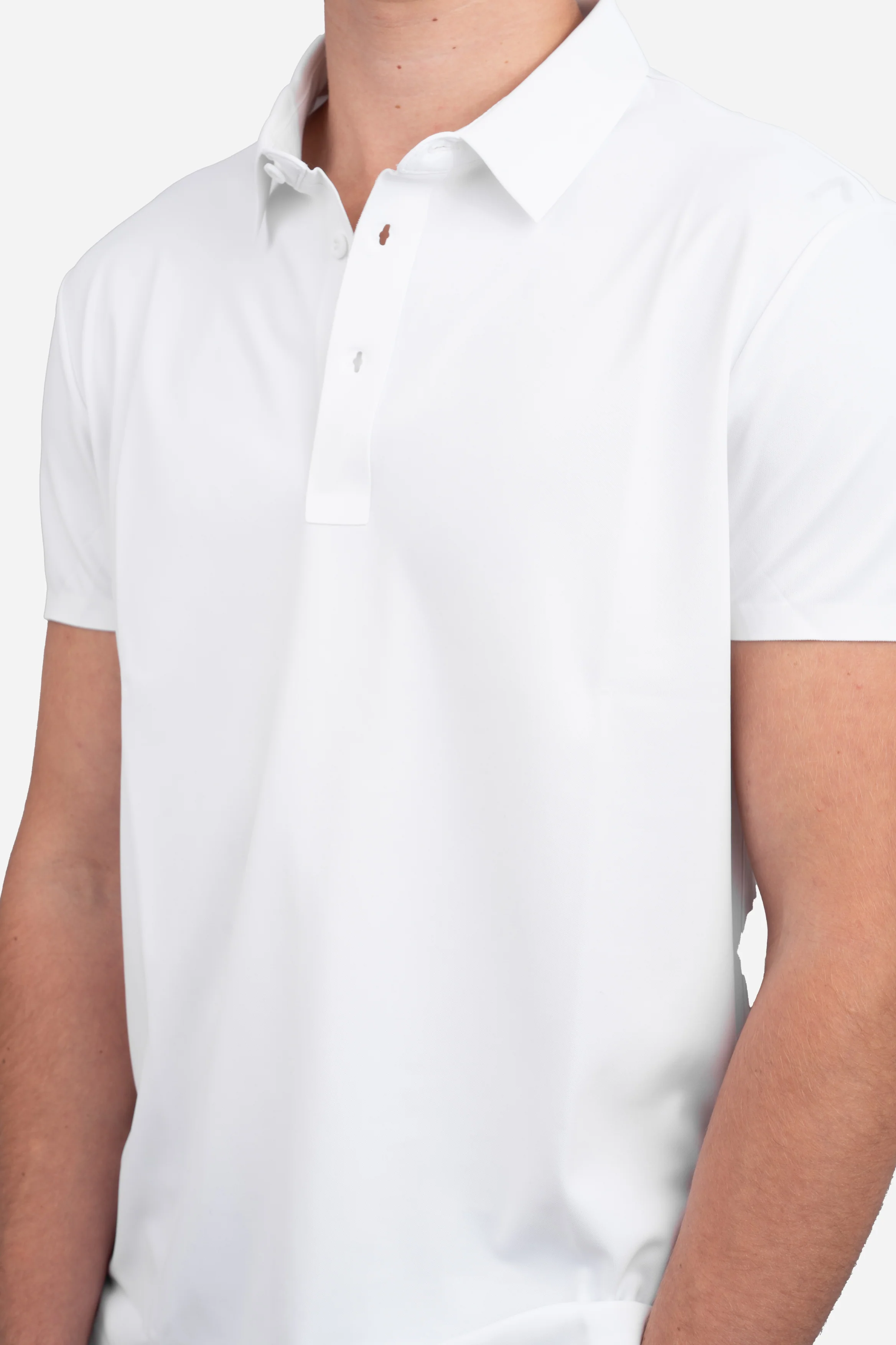Tech Polo White - Image 8